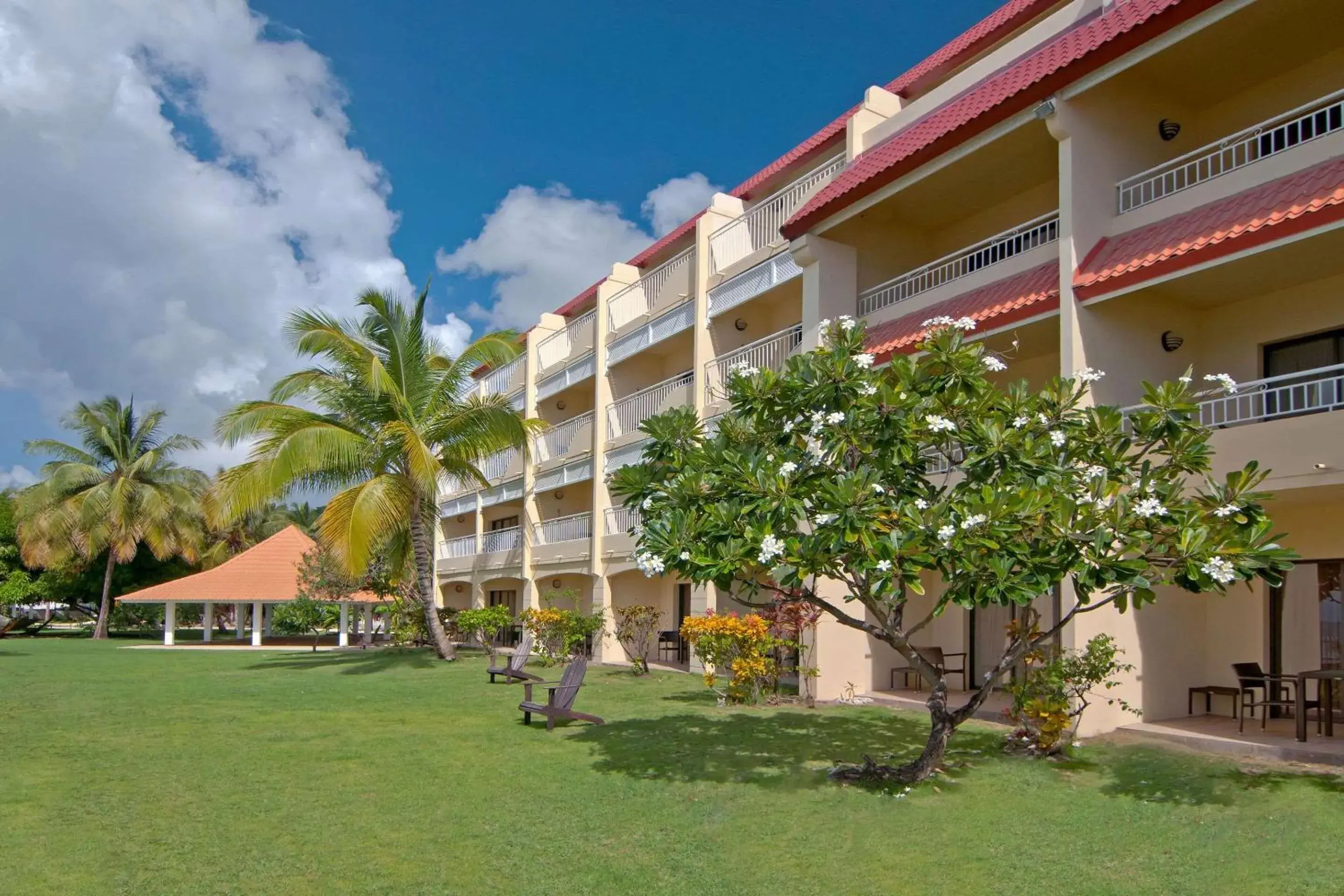 Property building in Radisson Grenada Beach Resort Property building in Radisson Grenada Beach Resort