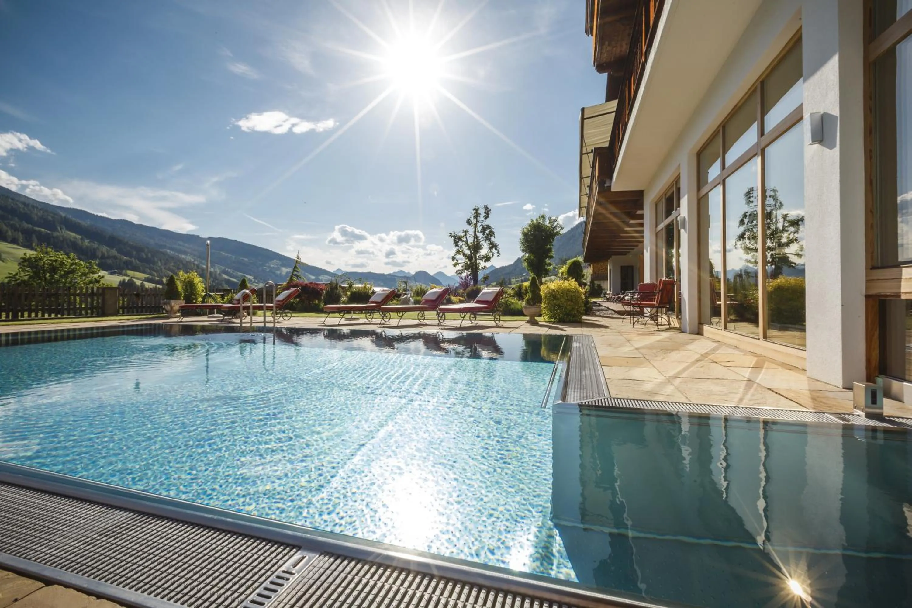 Swimming pool in Alpbacherhof Mountain & Spa Resort