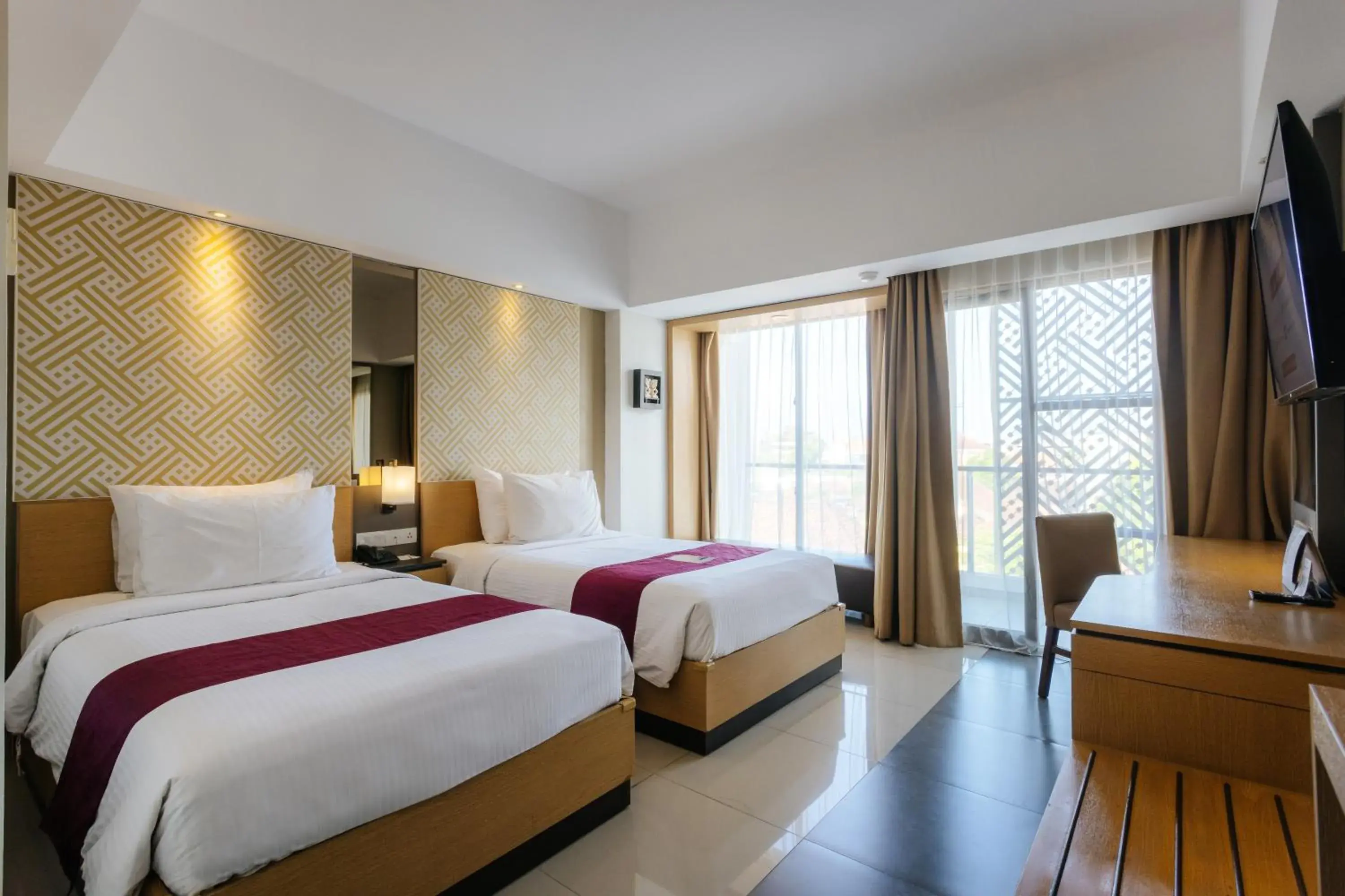 Bedroom, Bed in Horison Ultima Seminyak Bali - CHSE Certified Bedroom, Bed in Horison Ultima Seminyak Bali - CHSE Certified