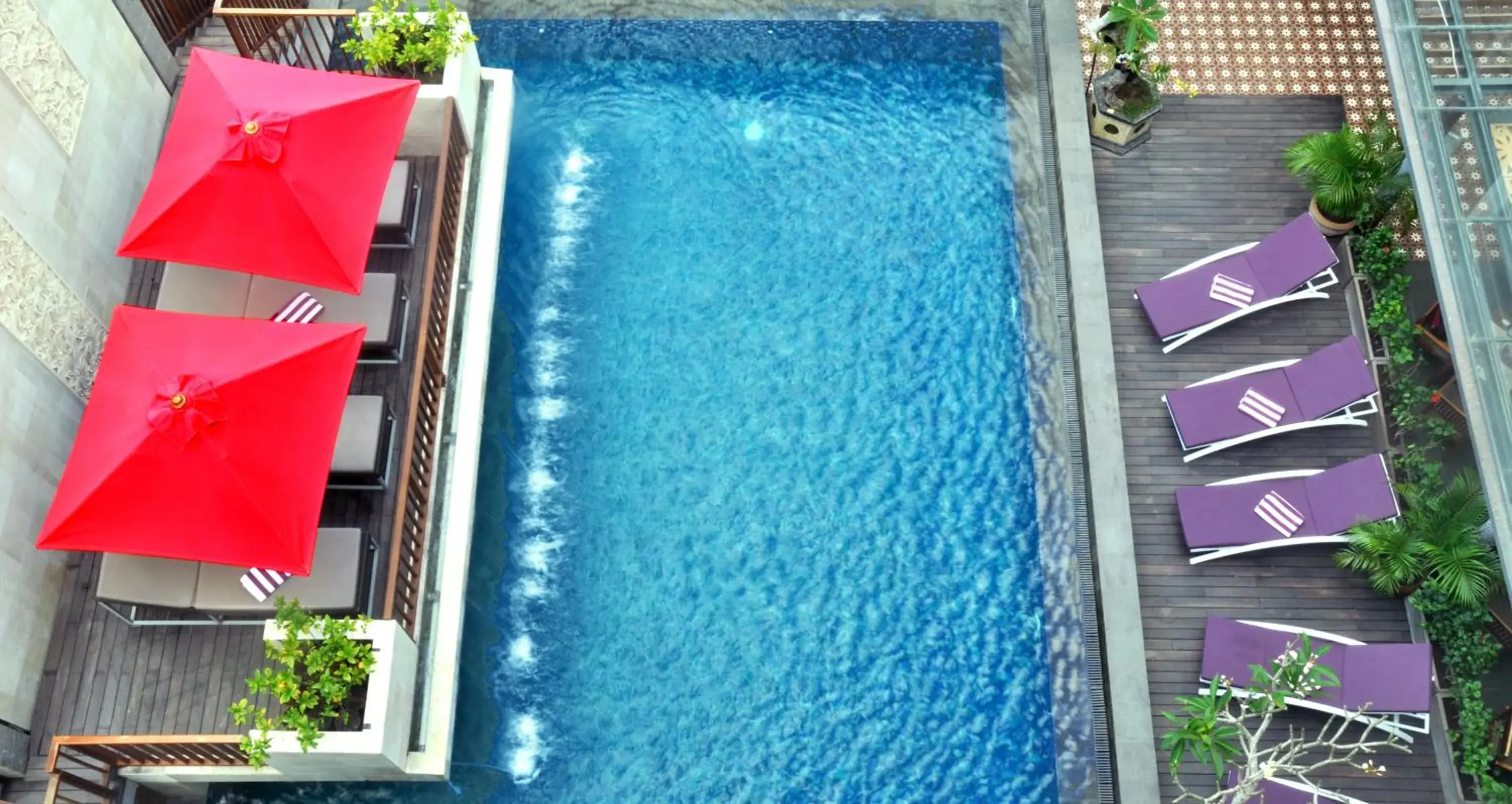 Swimming pool in Horison Ultima Seminyak Bali - CHSE Certified Swimming pool in Horison Ultima Seminyak Bali - CHSE Certified
