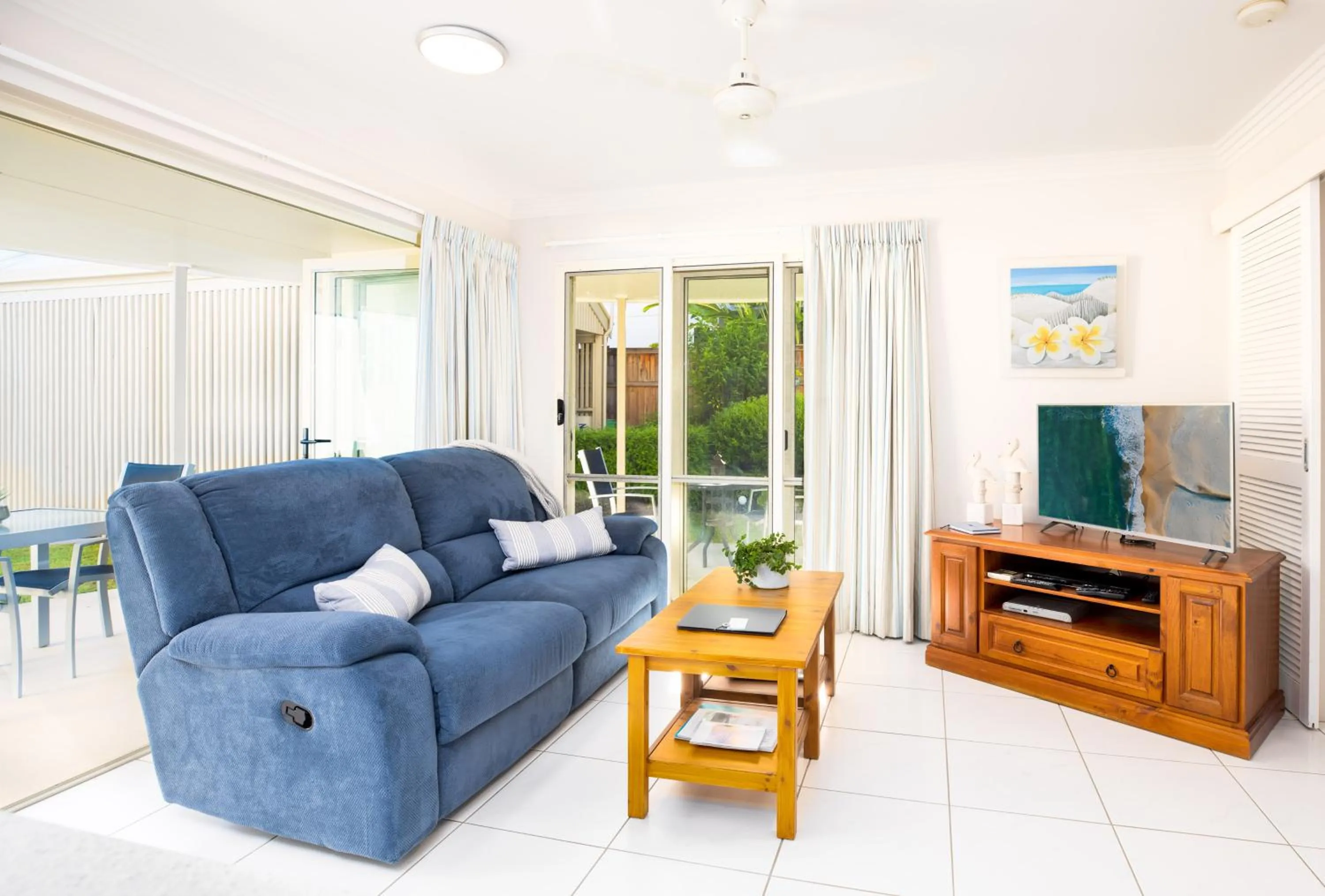 Living room in Noosa River Palms