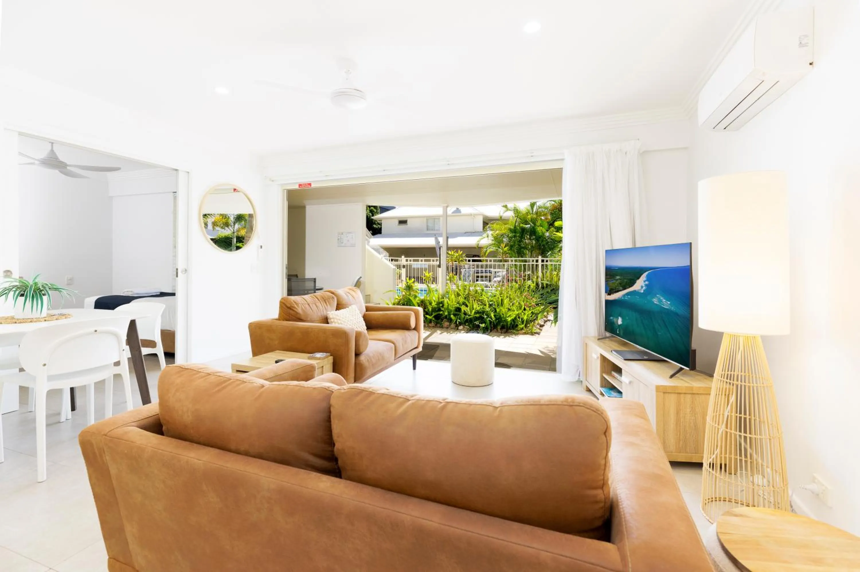 Living room in Noosa River Palms