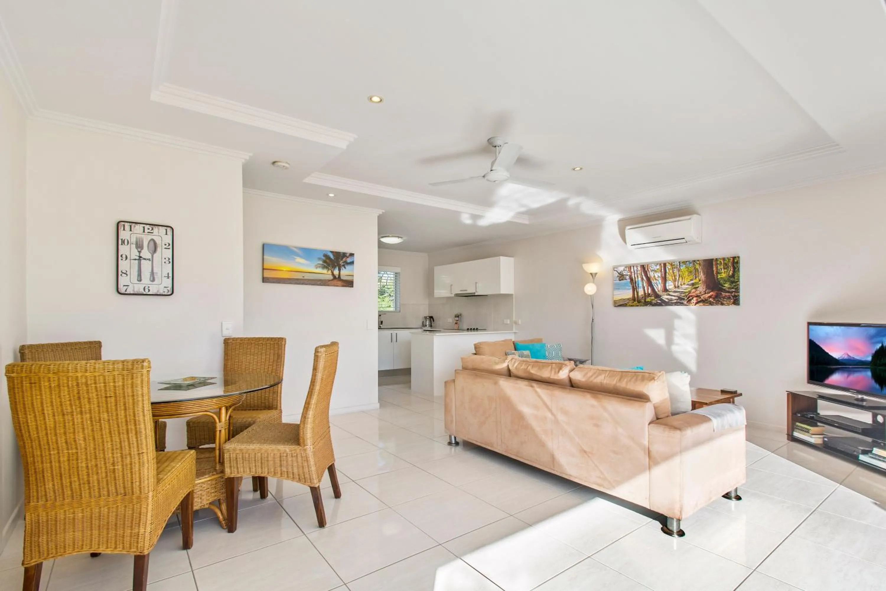 Living room in Noosa River Palms
