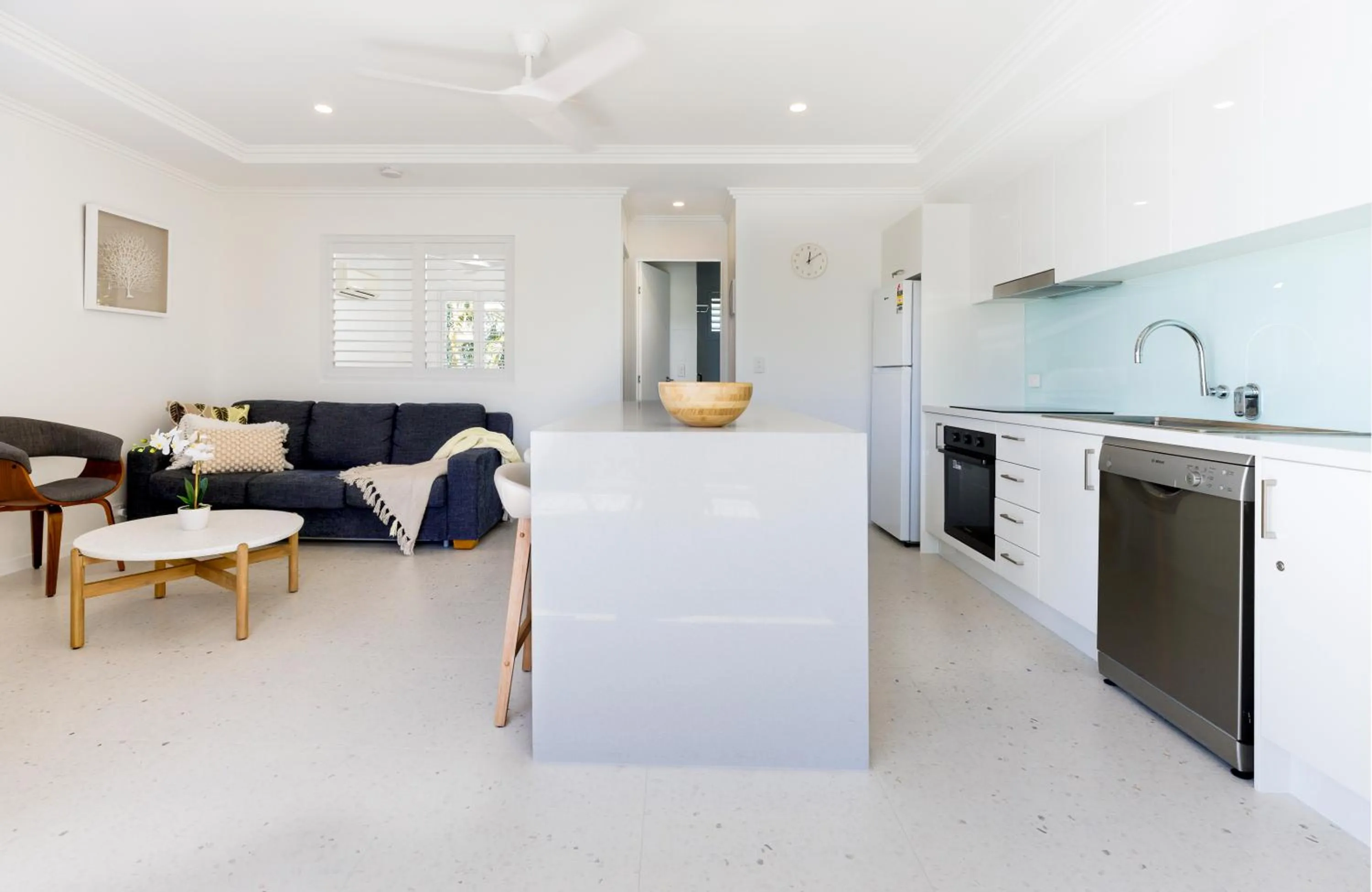 Living room in Noosa River Palms