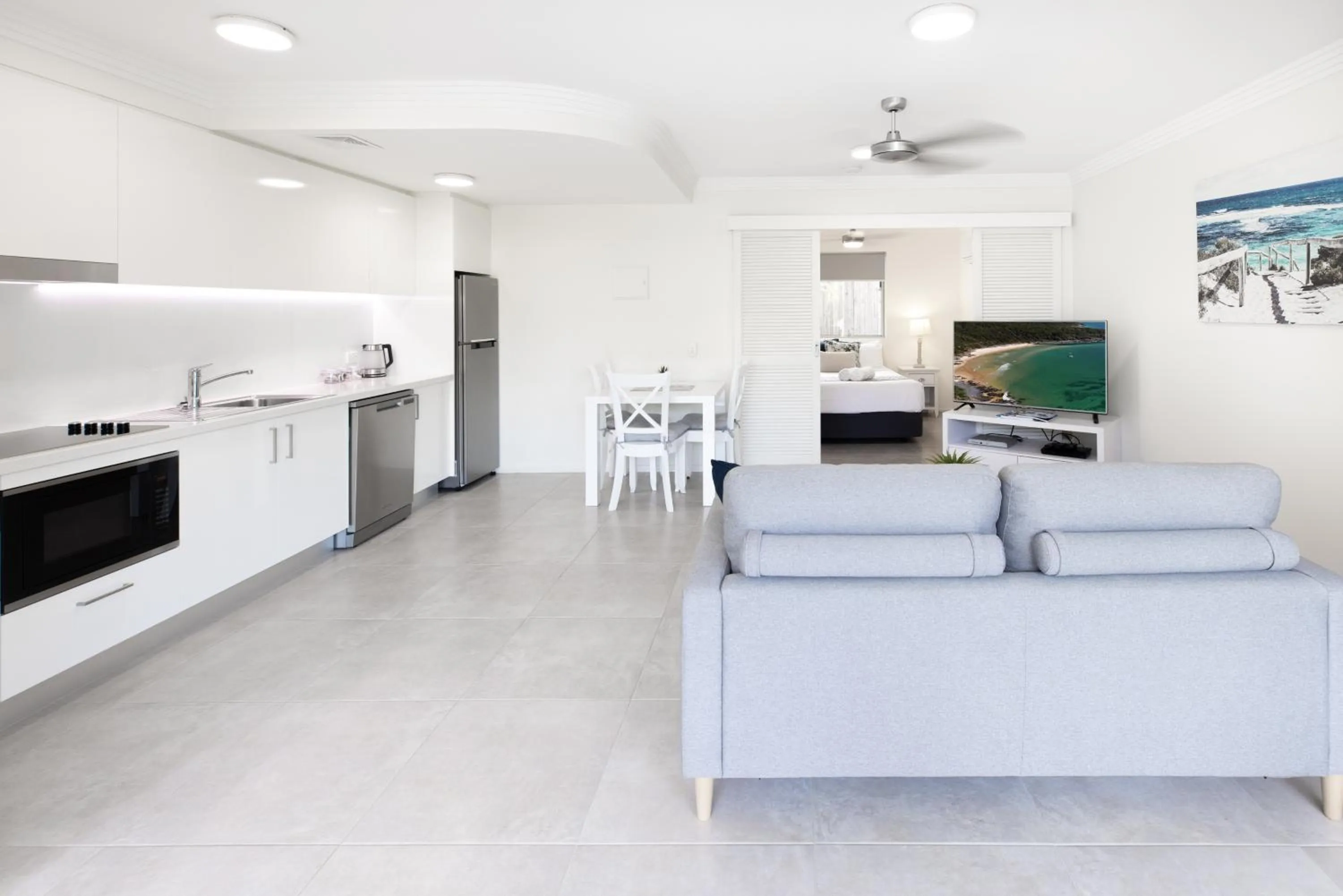 Living room in Noosa River Palms