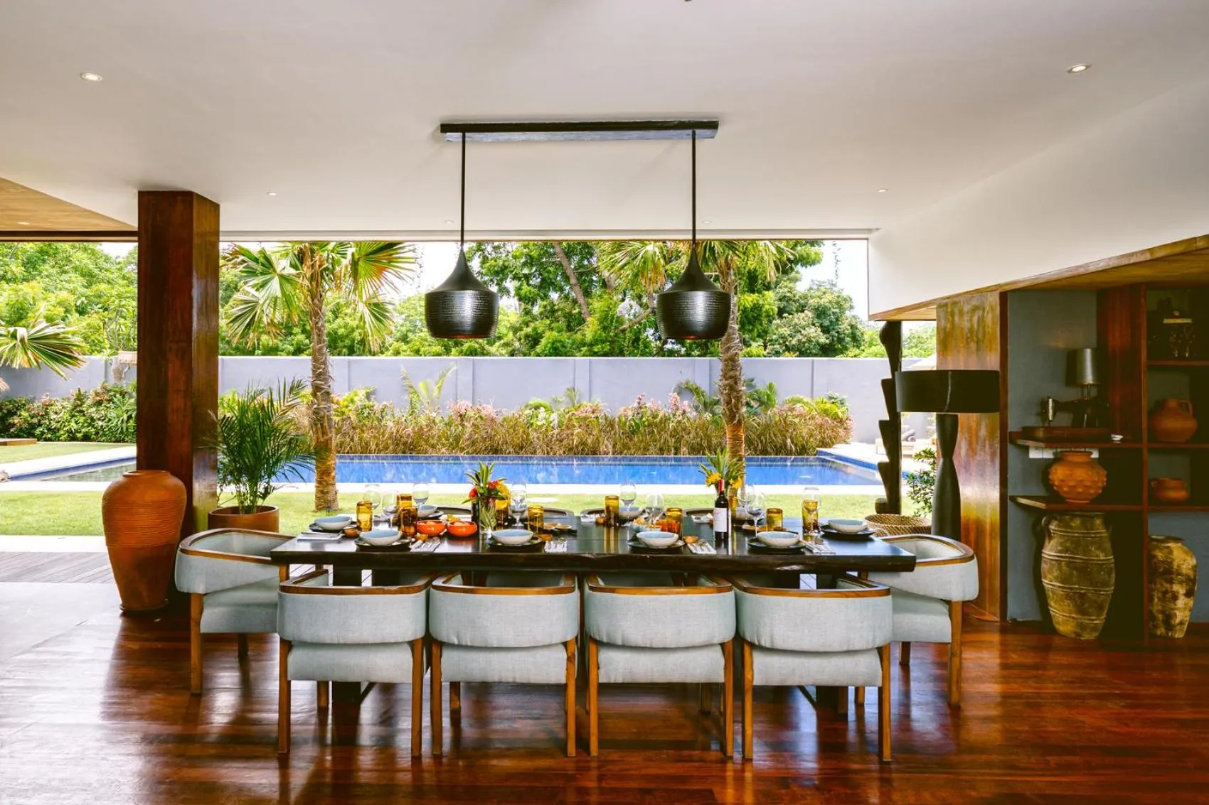 Dining area in Pondok Santi Estate
