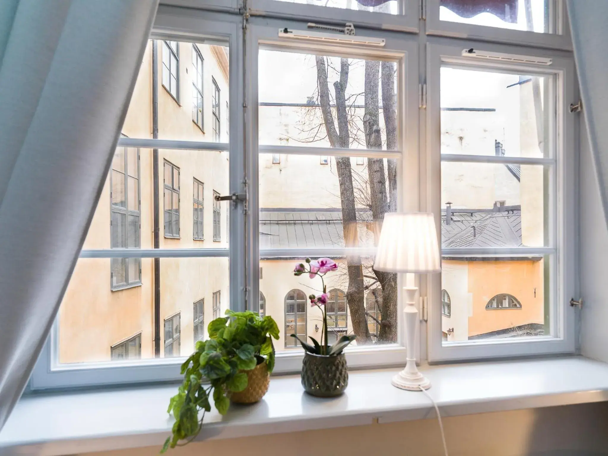 Twin Room with Shared Bathroom - quiet street view in Castanea Old Town Hostel Twin Room with Shared Bathroom - quiet street view in Castanea Old Town Hostel