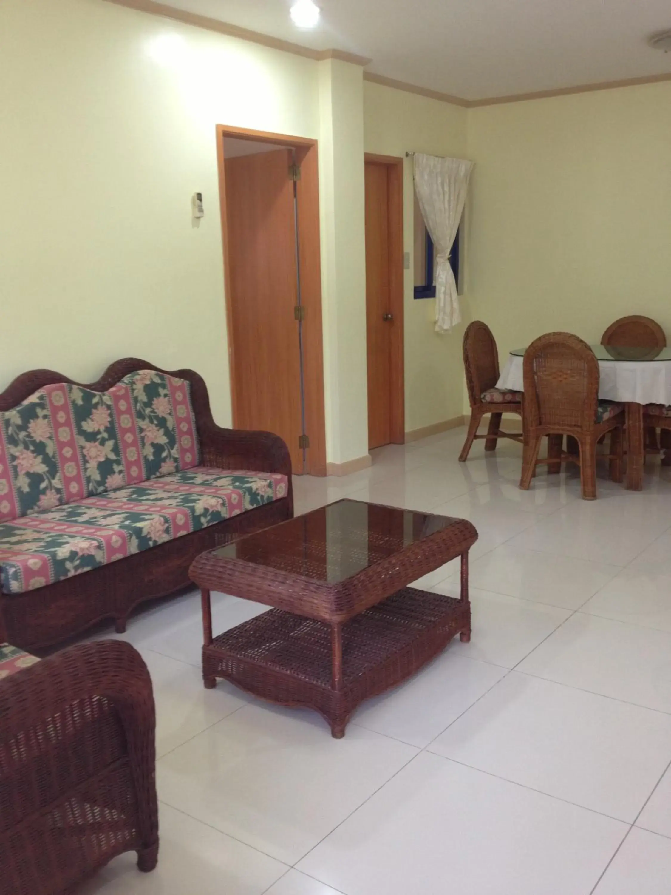 Seating Area in Dumaguete Springs Apartment