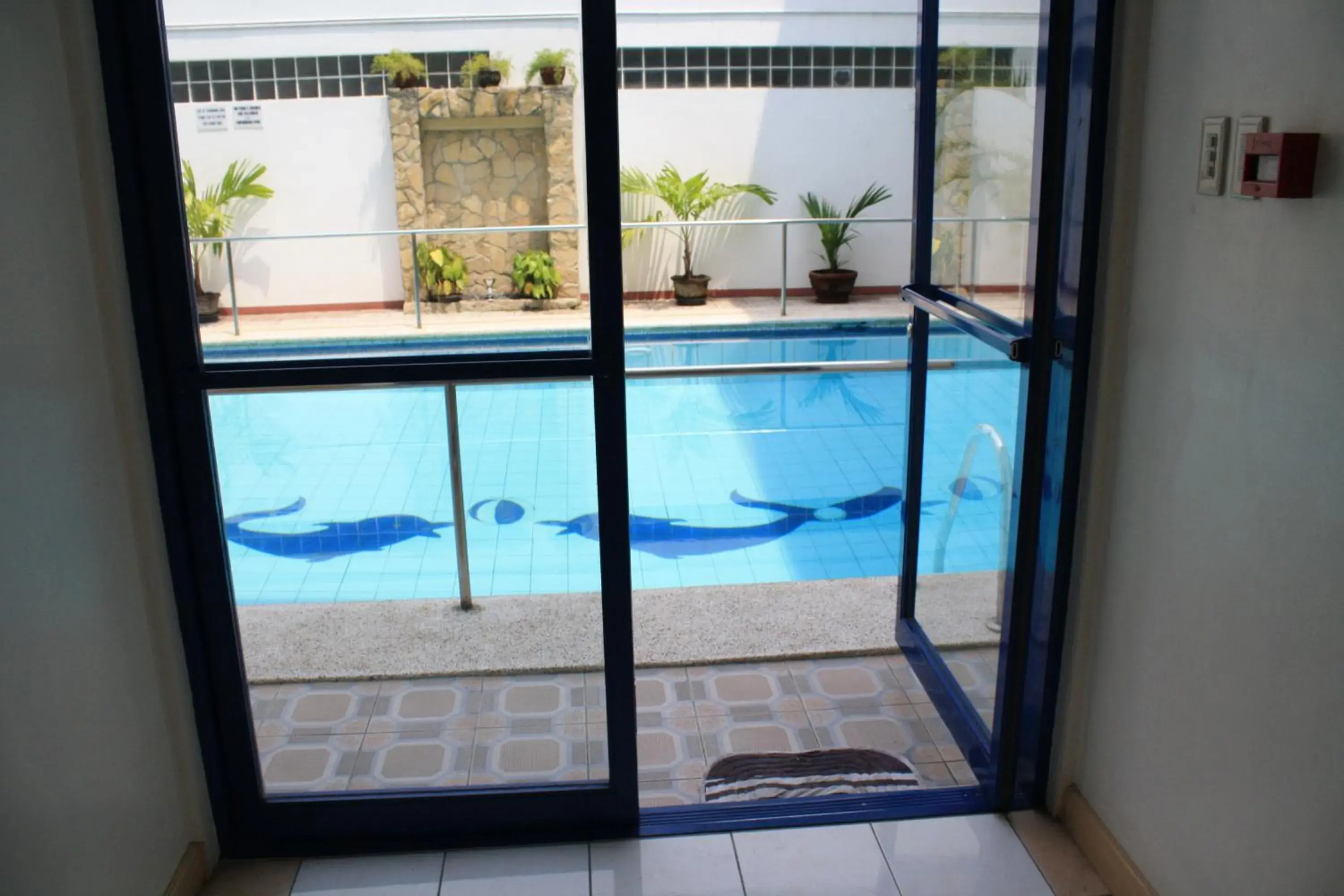 Pool View in Dumaguete Springs Apartment