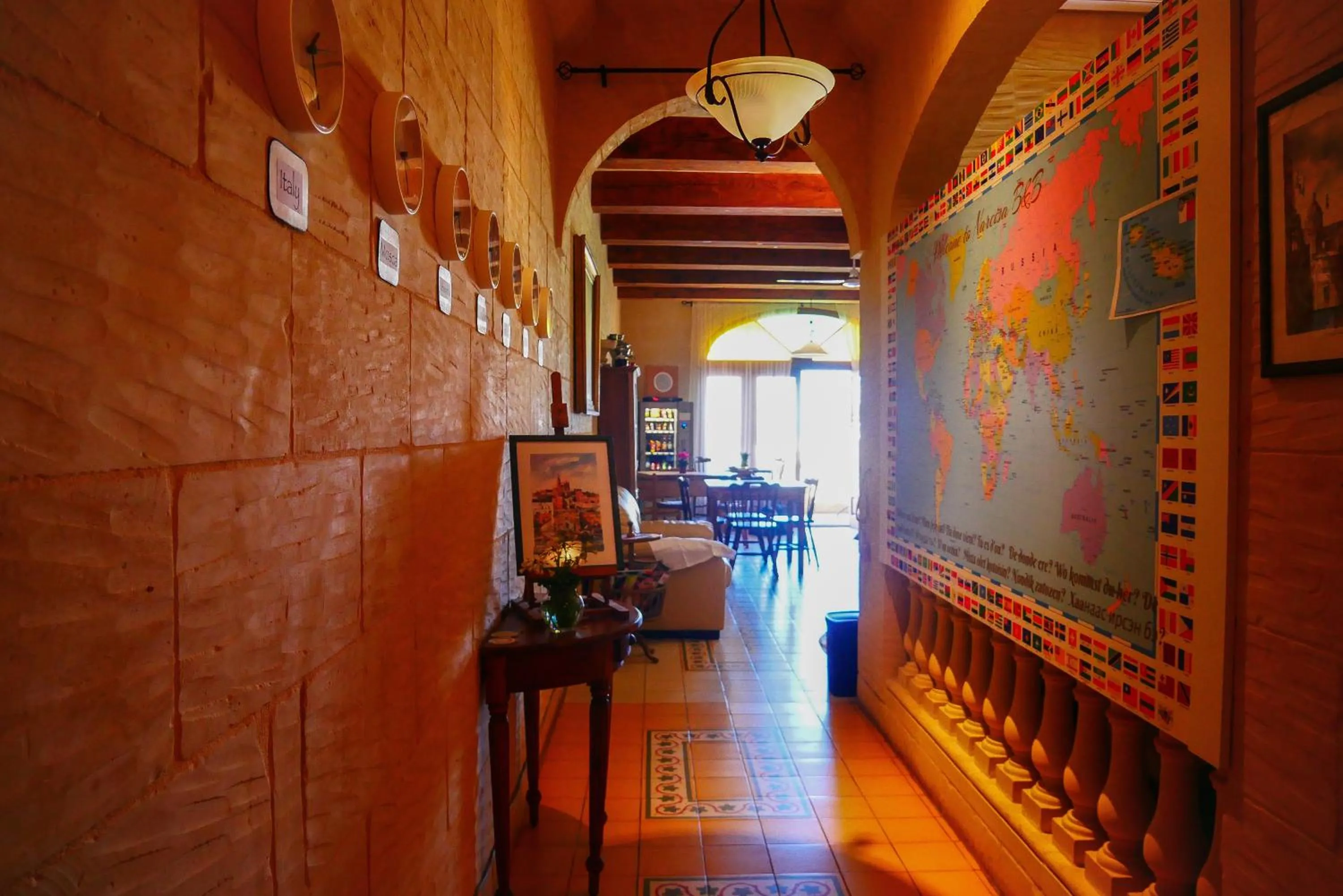 Dining area in Narcisa Farmhouse