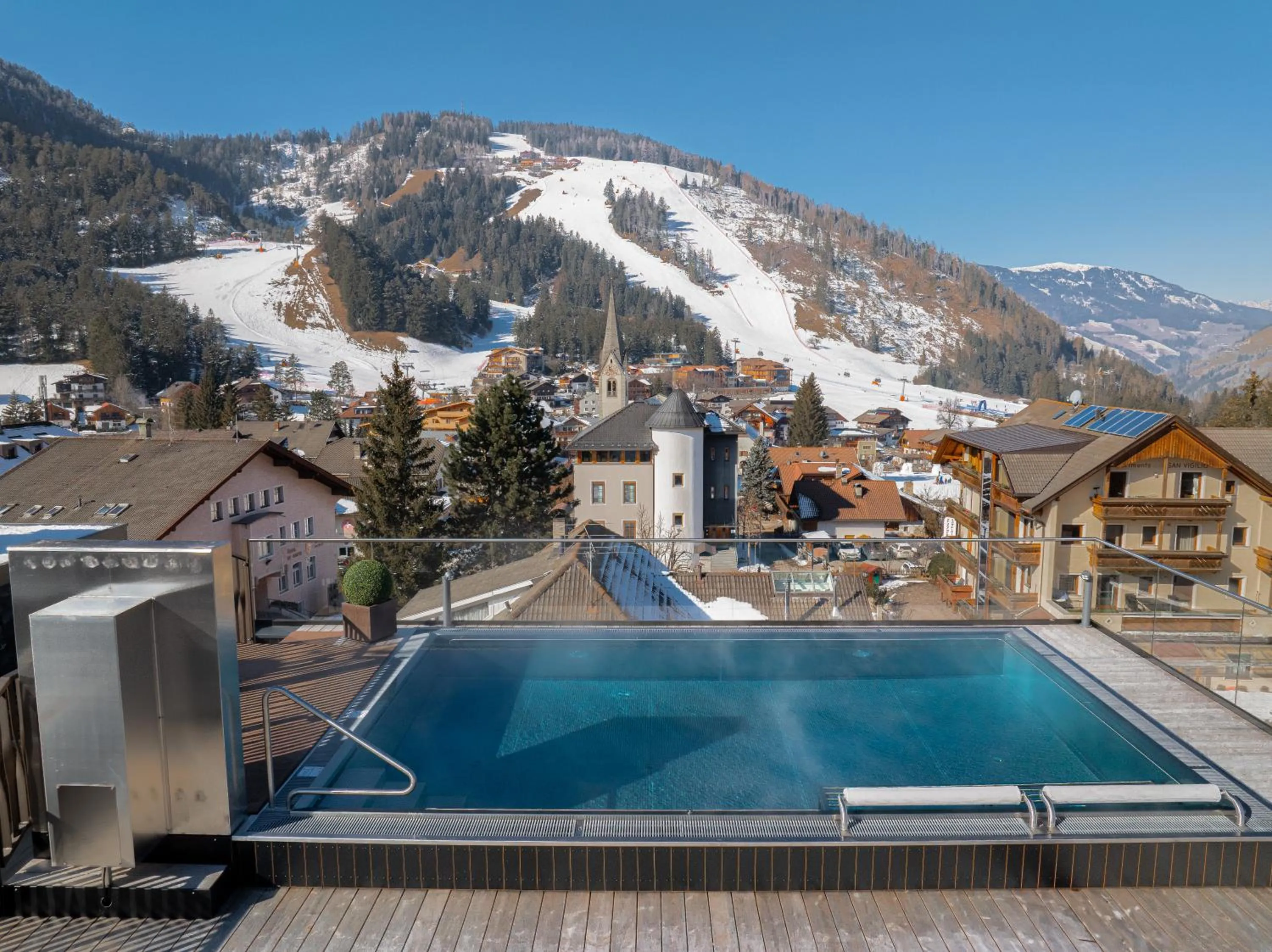 Bird's eye view in Alpine Refuge Villa Adler