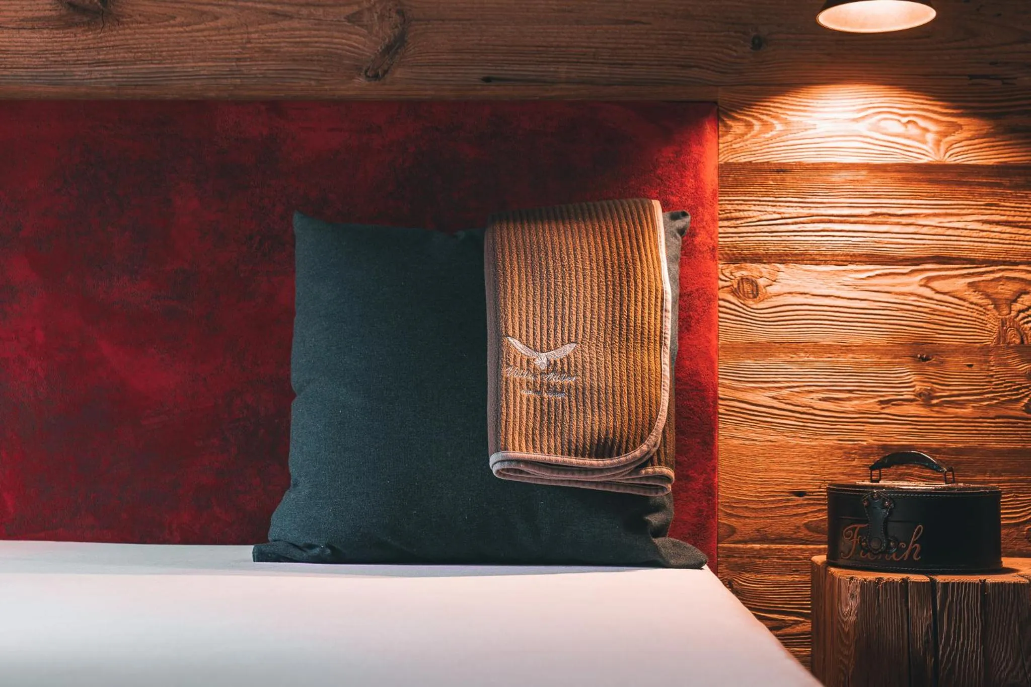 Bed in Alpine Refuge Villa Adler