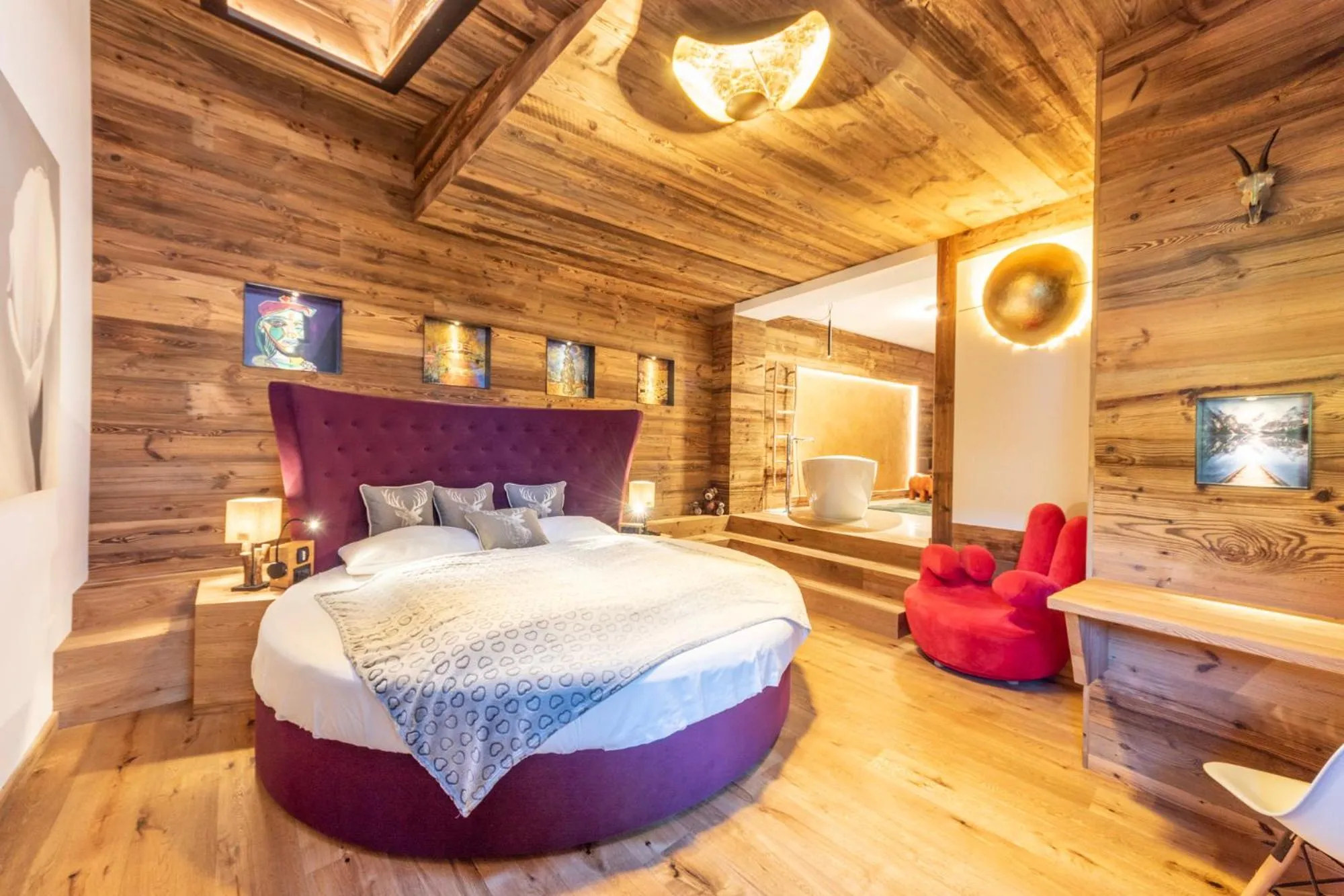 Bedroom, Bed in Alpine Refuge Villa Adler