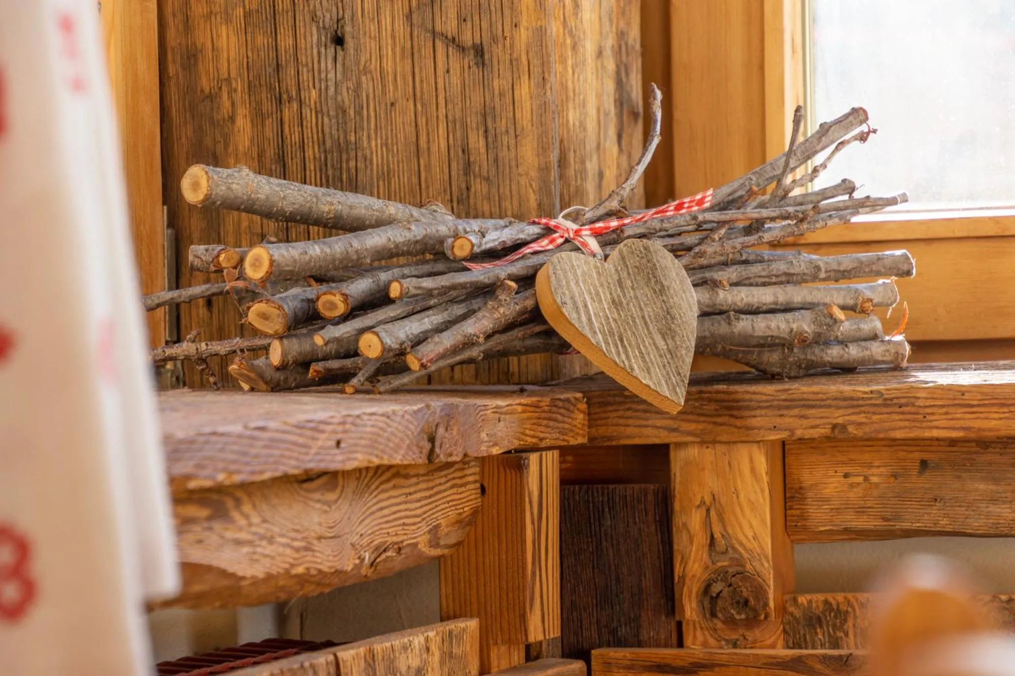 Decorative detail in Alpine Refuge Villa Adler