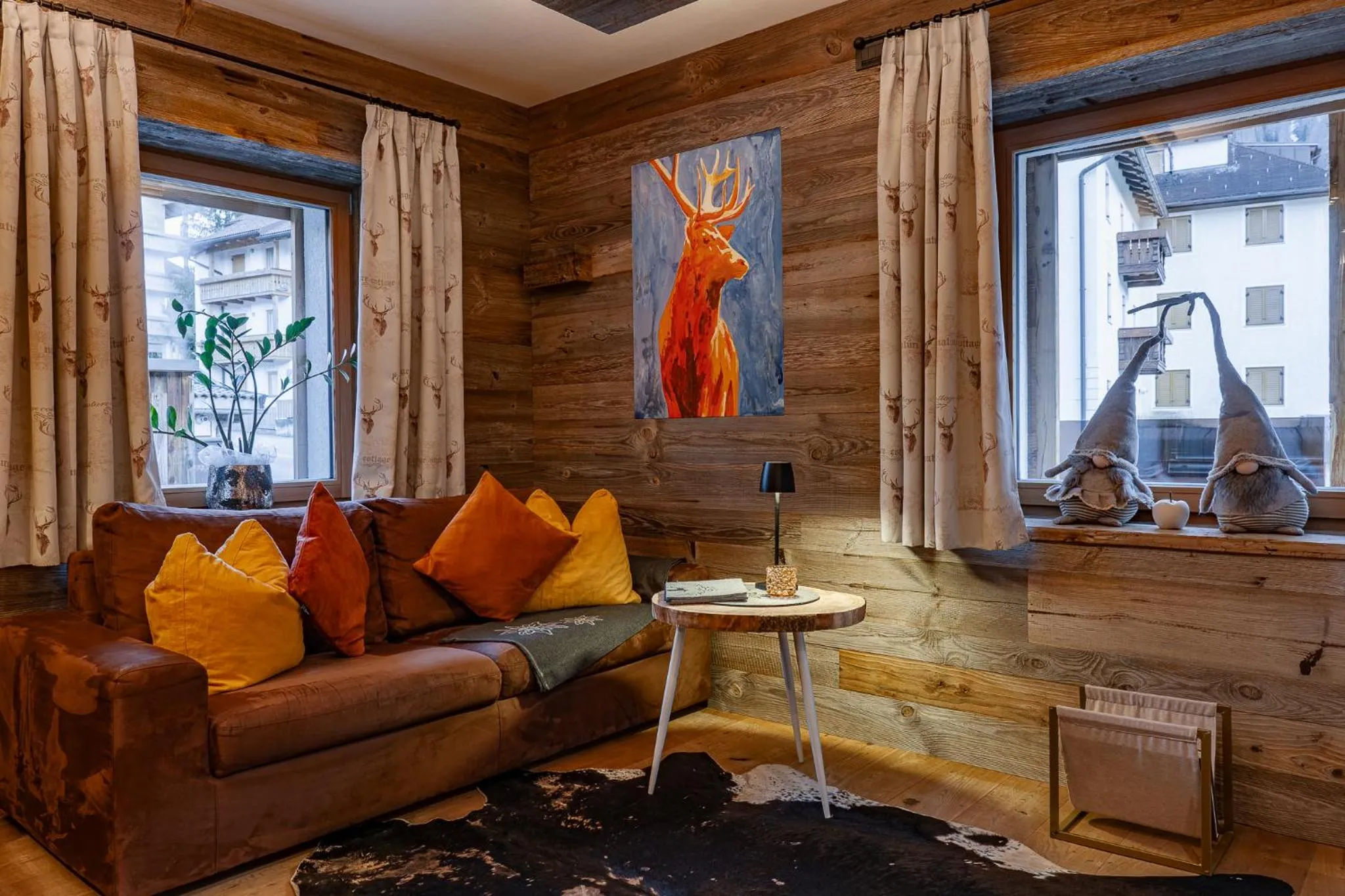 Living room in Alpine Refuge Villa Adler