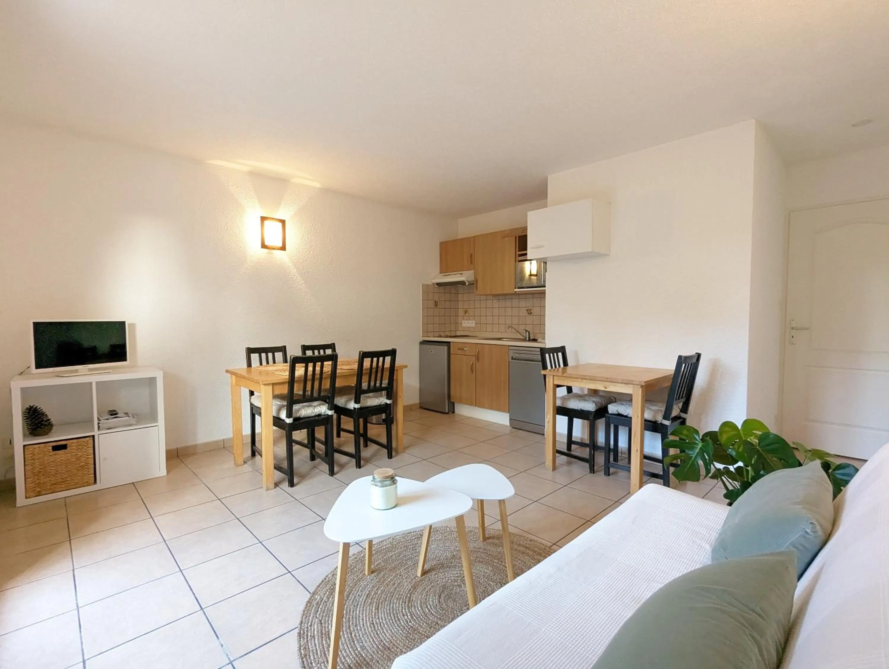 Kitchen or kitchenette in Résidence Au Pitot, Biscarrosse-Plage