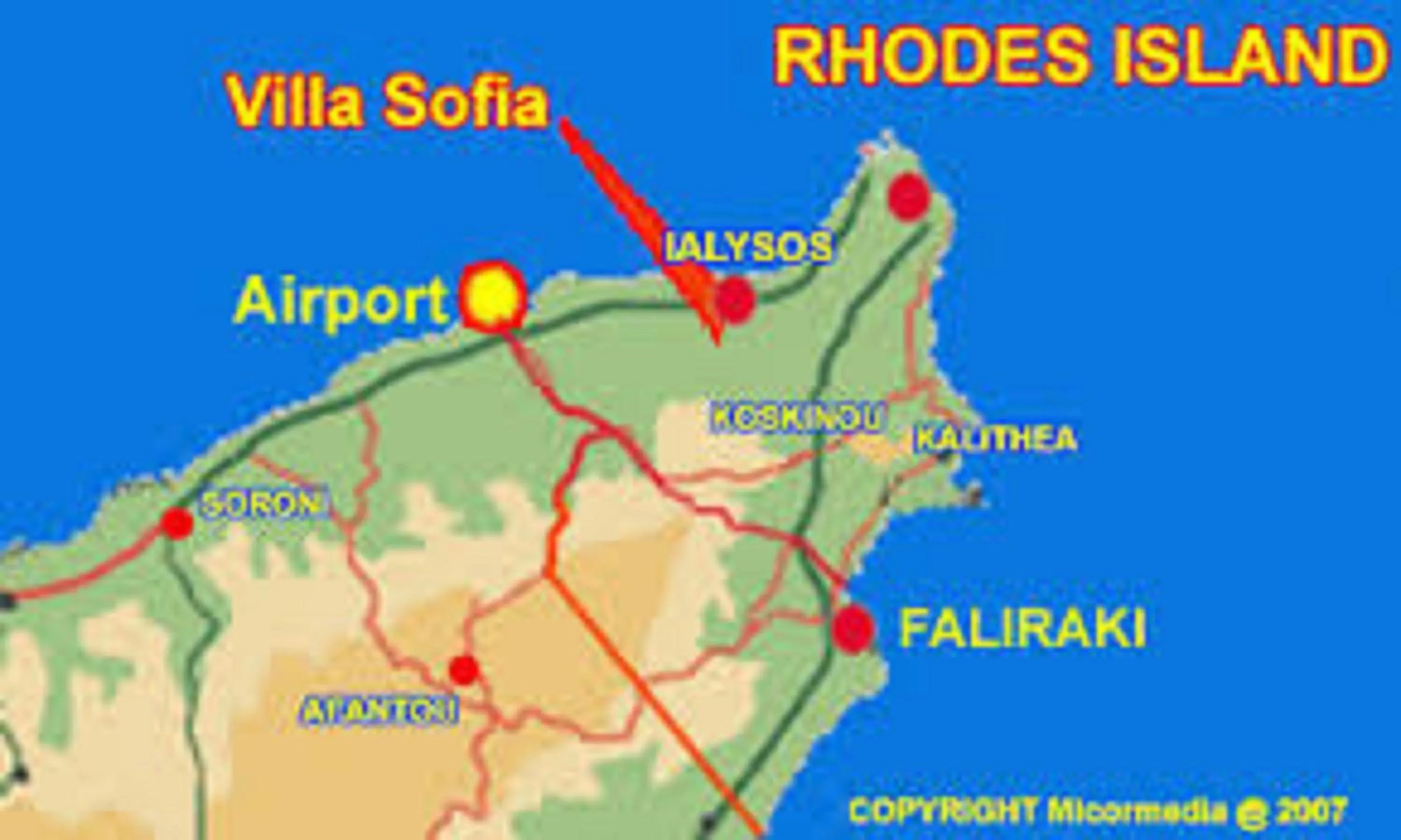 Off site in Villa Sofia