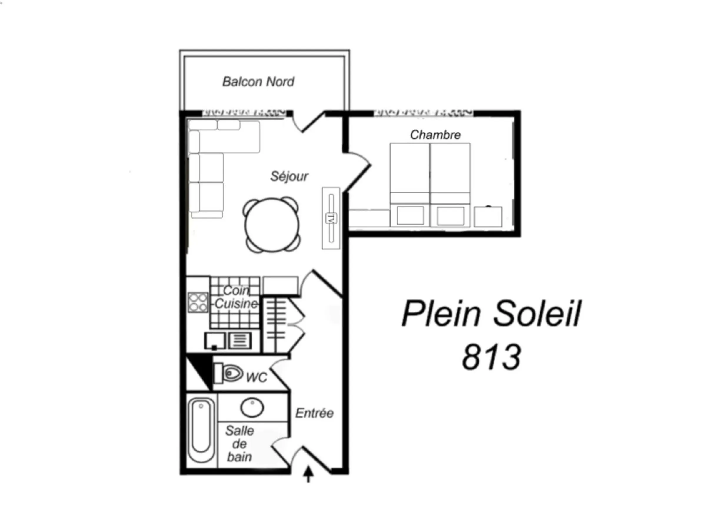 Appartement cosy à Méribel, 4 pers, Animaux admis - FR-1-182-21