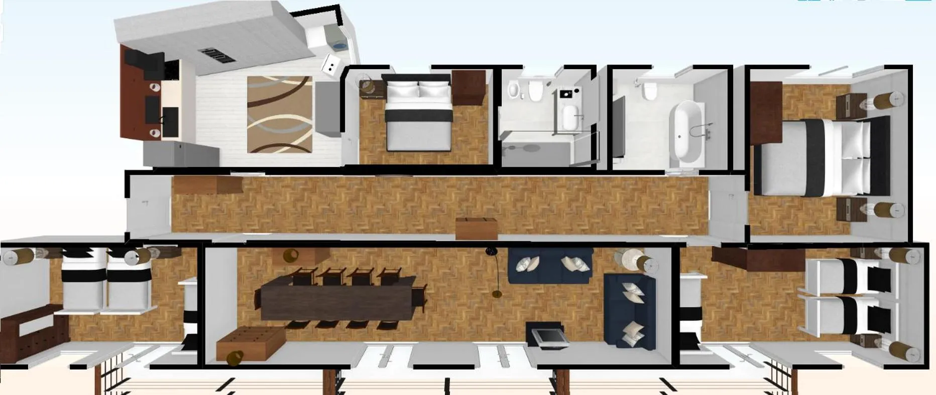 Almirante 1 Four Bedrooms