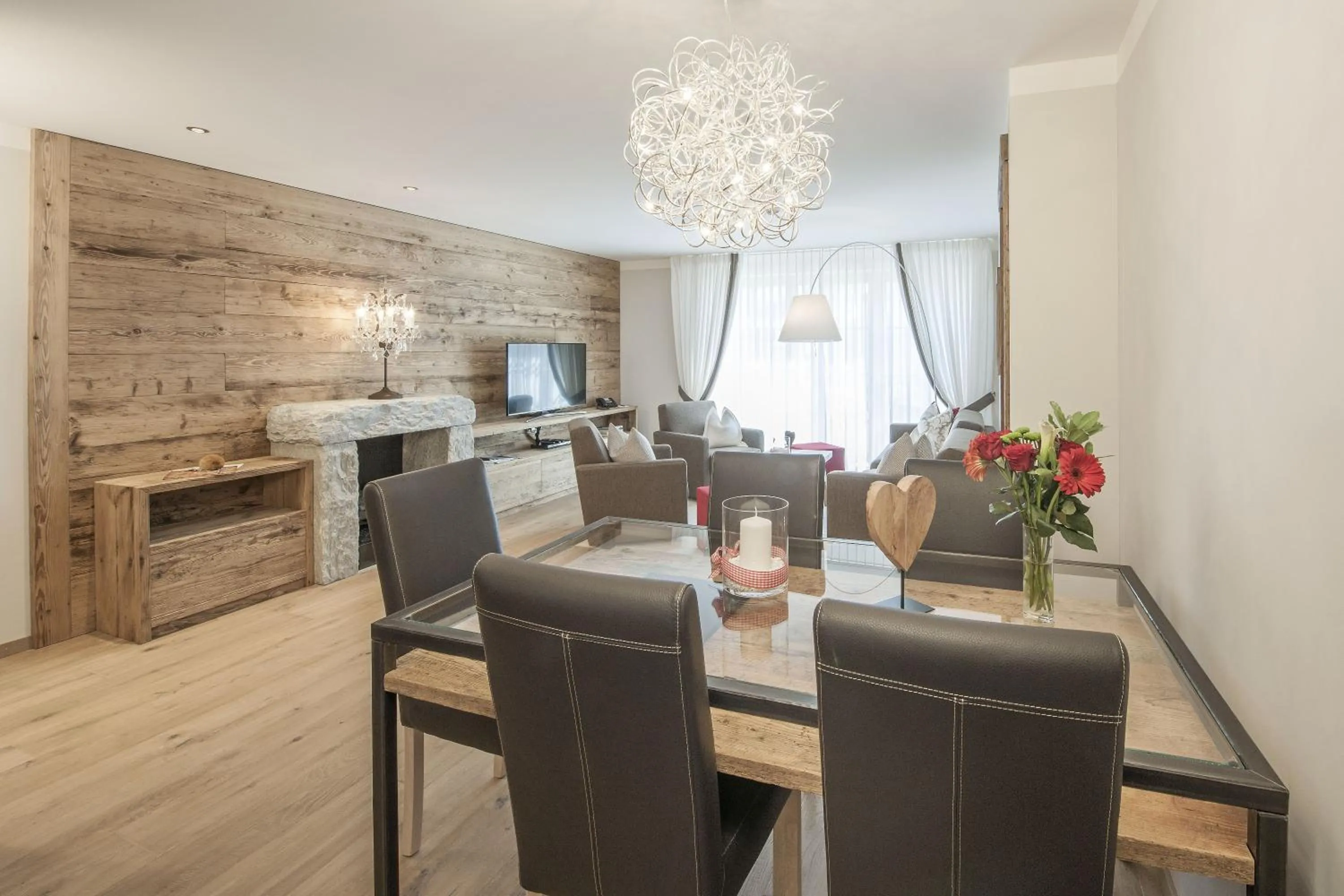 Living room in Hotelino Petit Chalet