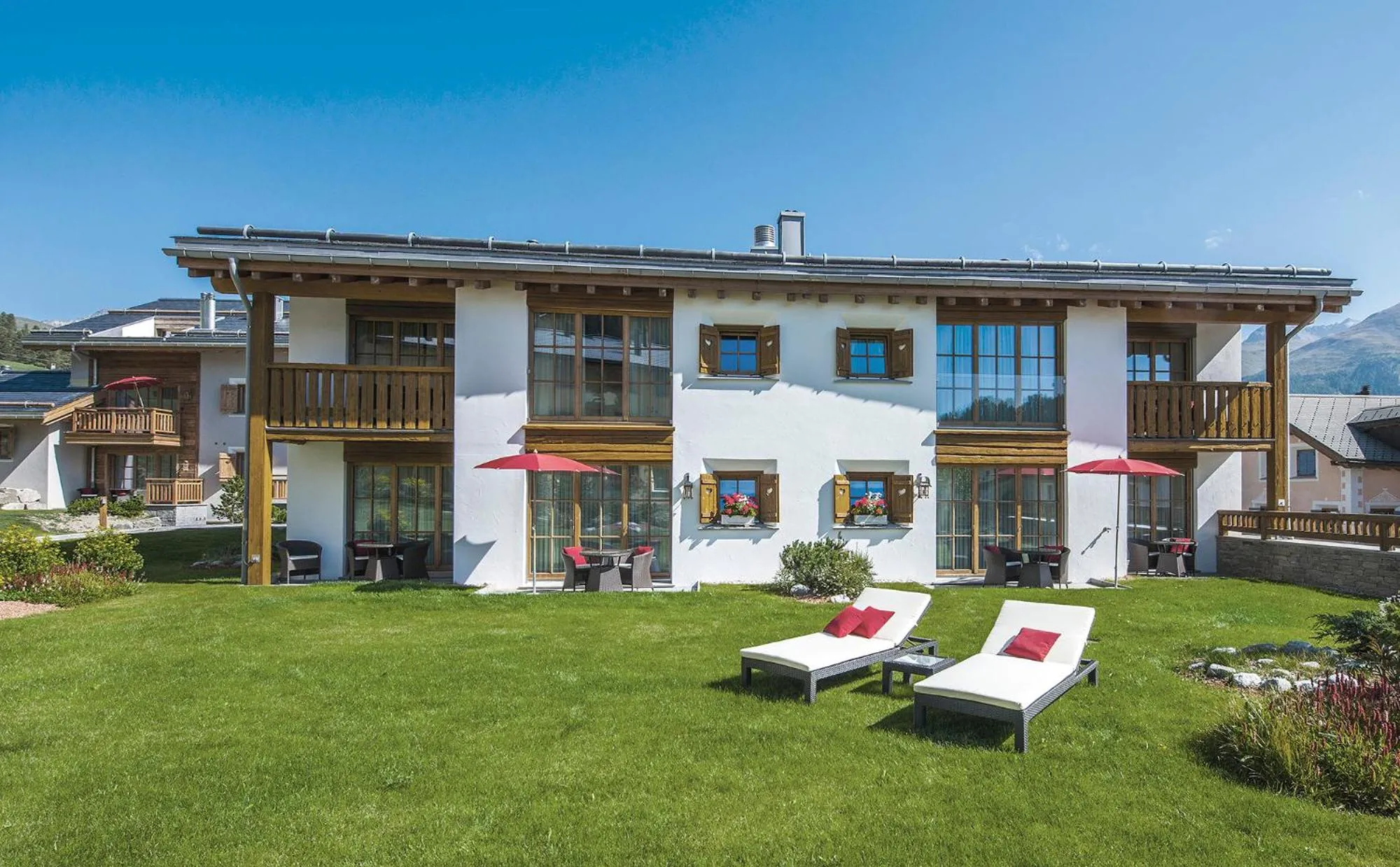 Garden in Hotelino Petit Chalet