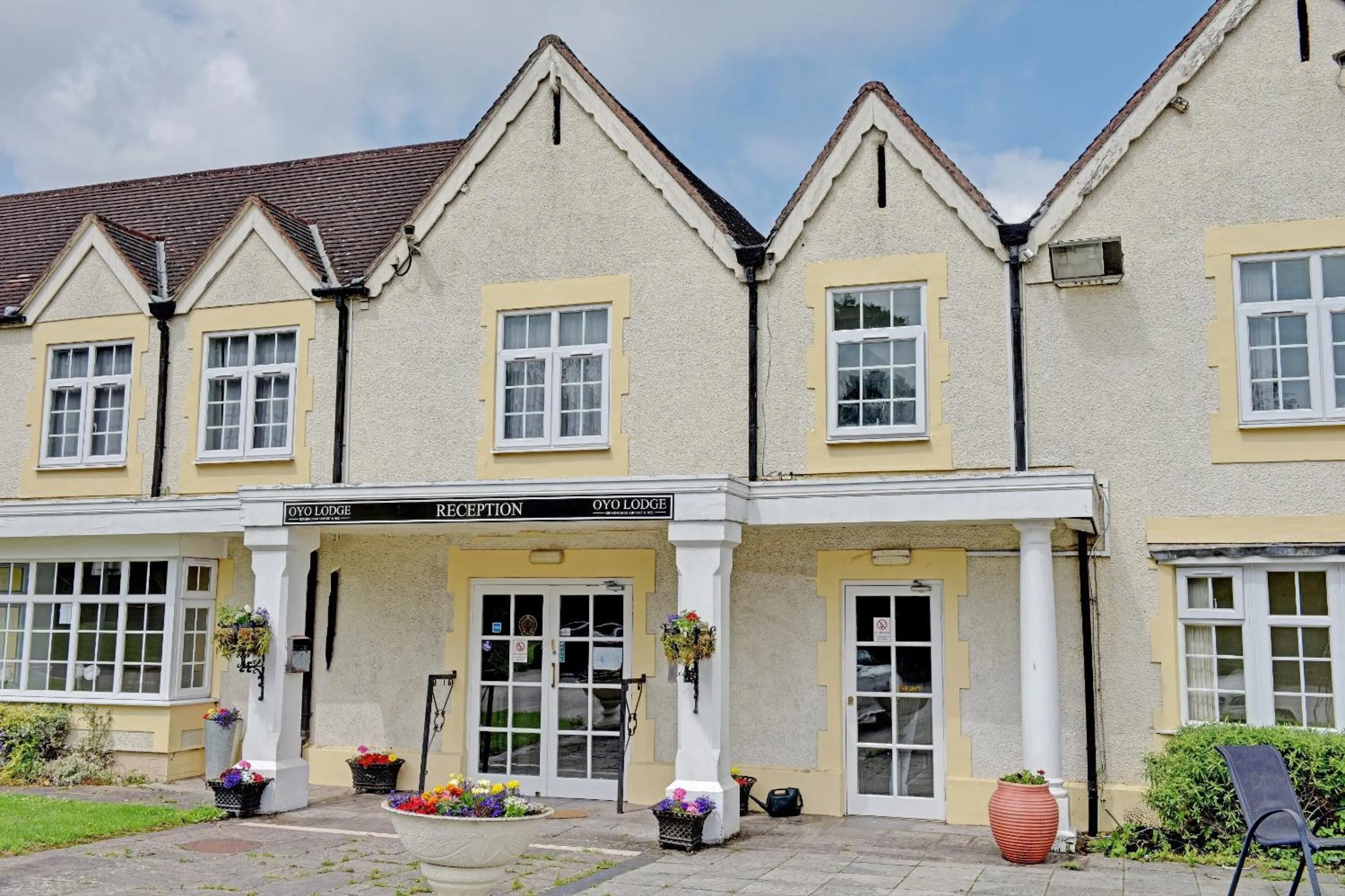 Facade/entrance in The Gables Hotel, Birmingham Airport