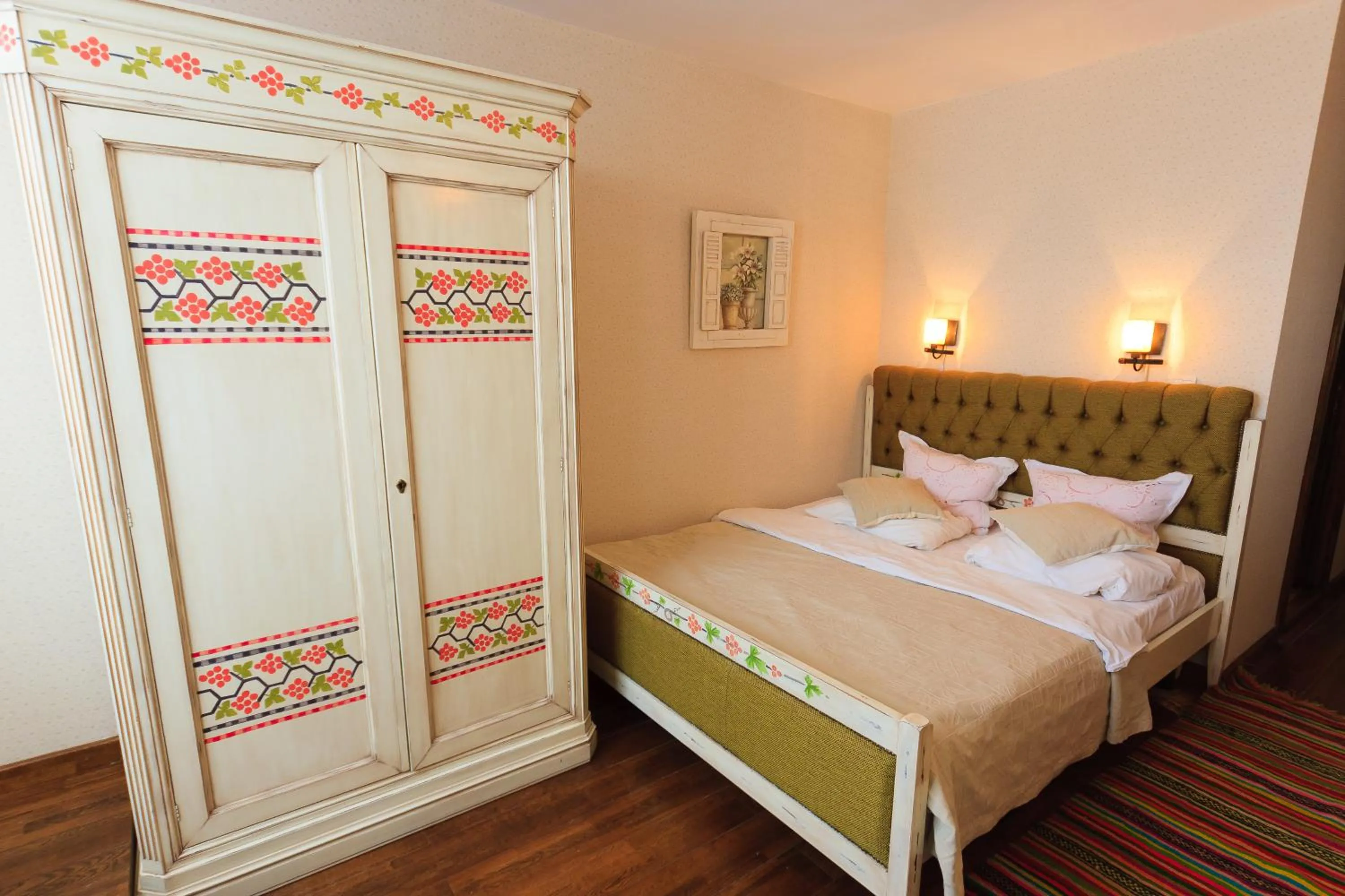 Bed in Hanul Ancutei