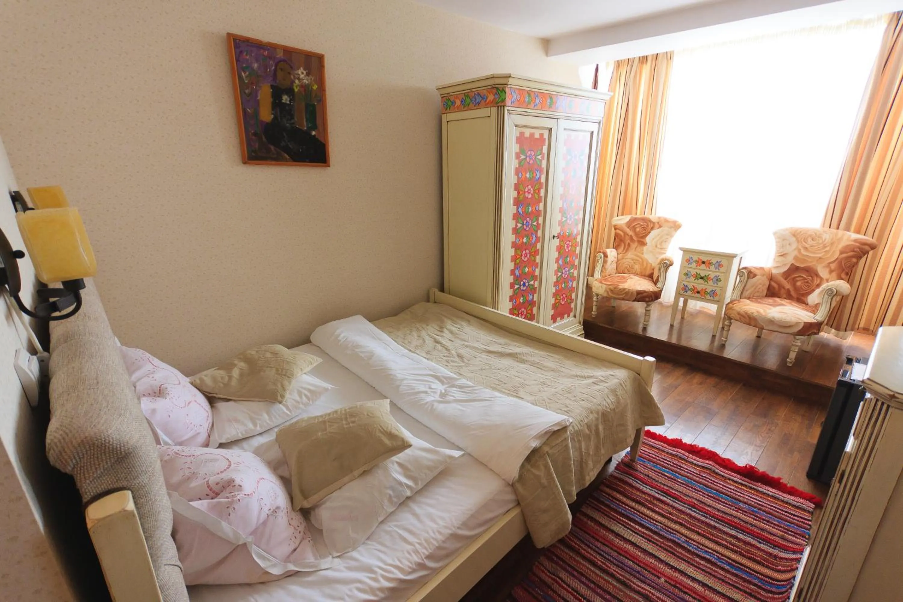 Bed in Hanul Ancutei