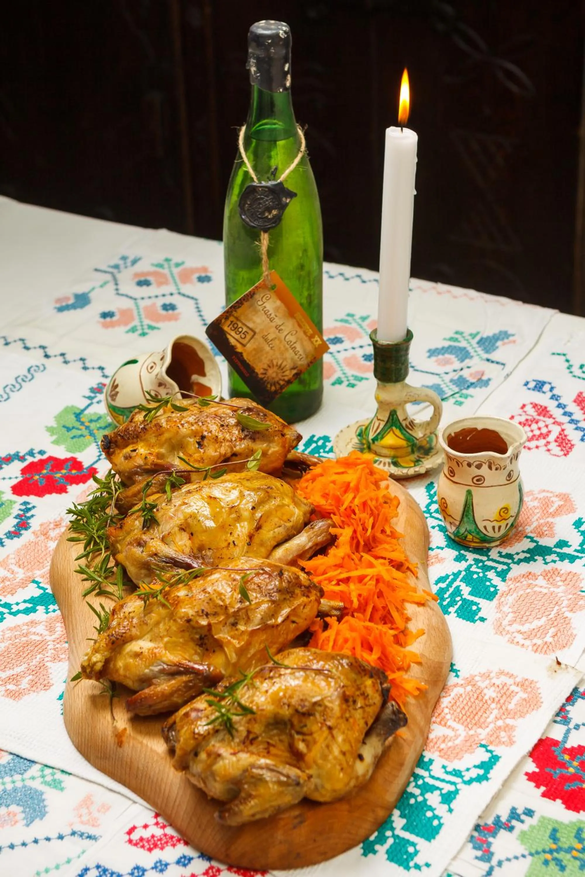 Food and drinks in Hanul Ancutei