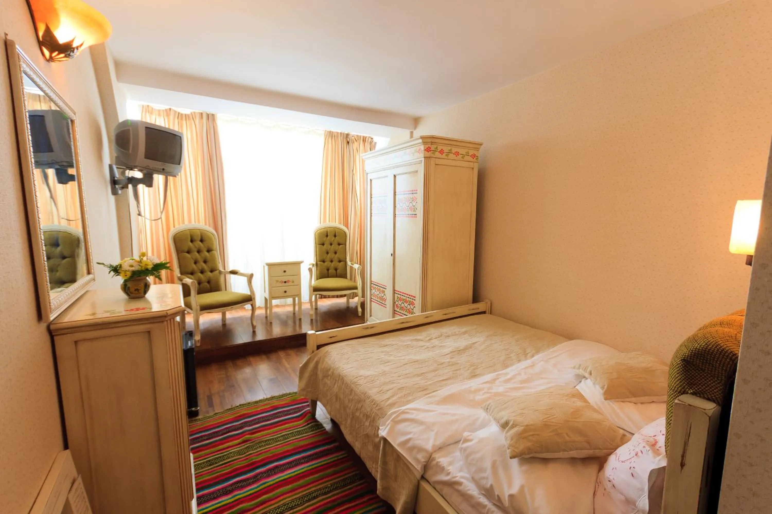 Bed in Hanul Ancutei