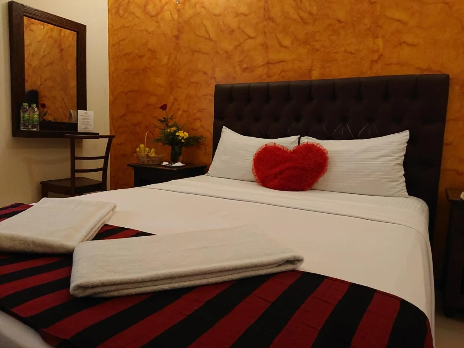 Bed in Forever City Hotel