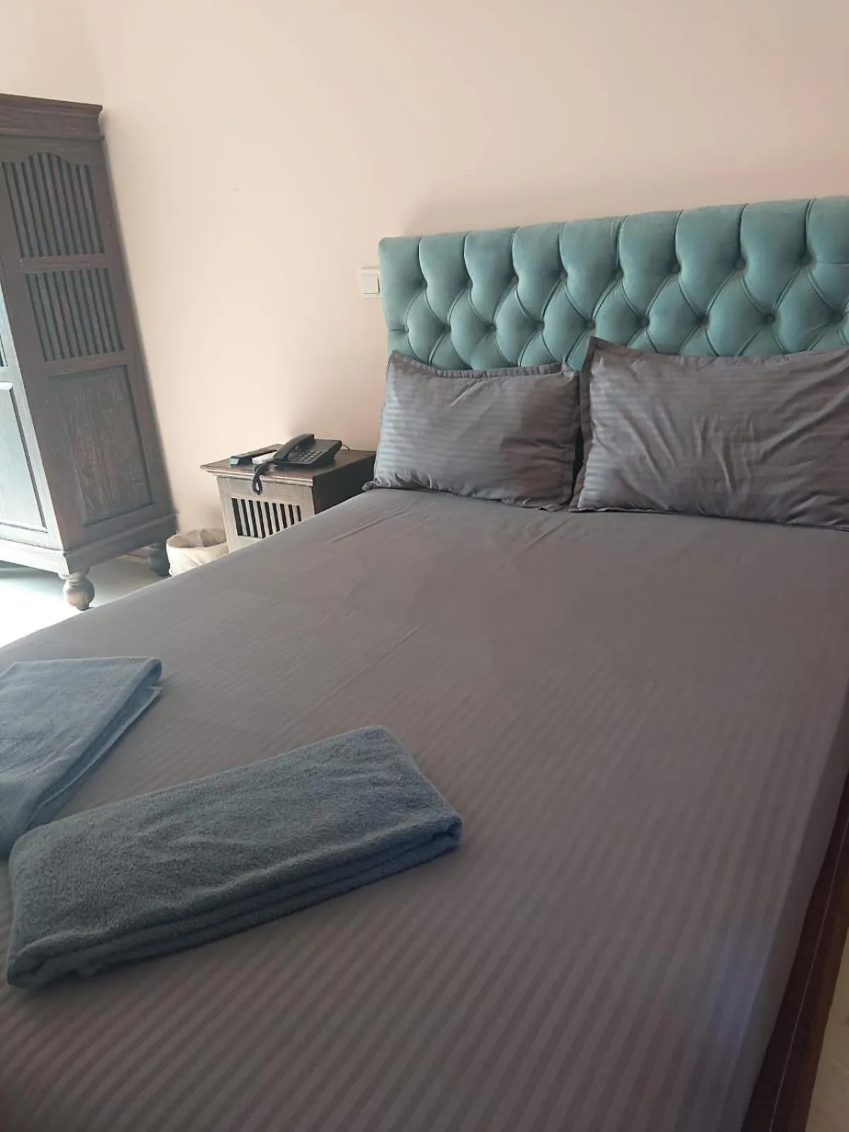 Bed in Forever City Hotel