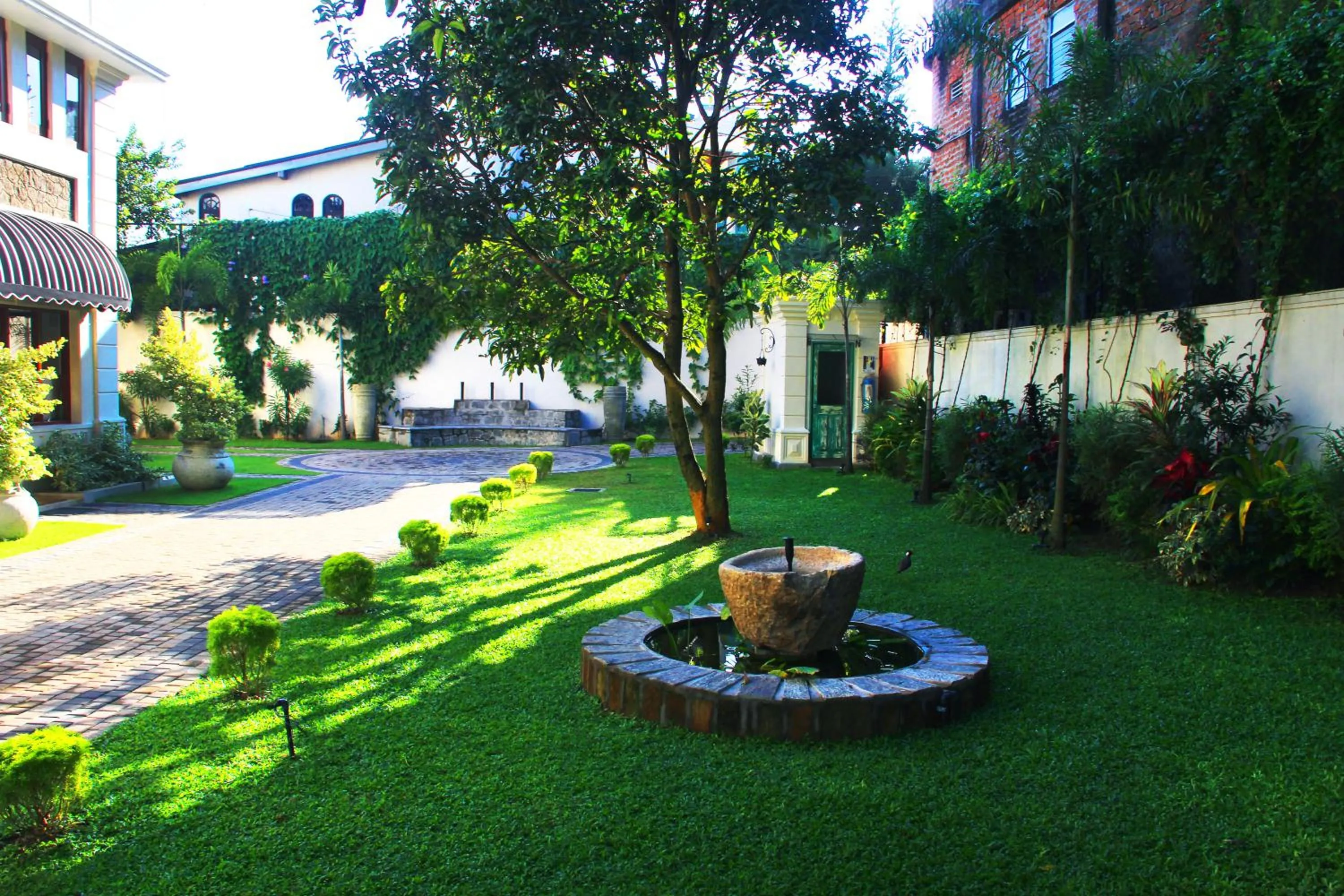 Garden in Forever City Hotel