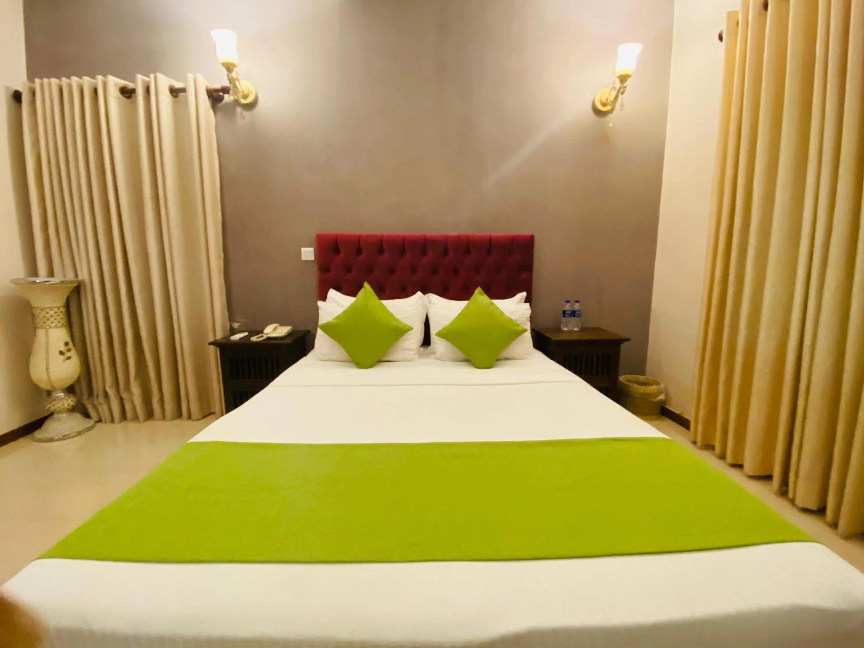 Bed in Forever City Hotel