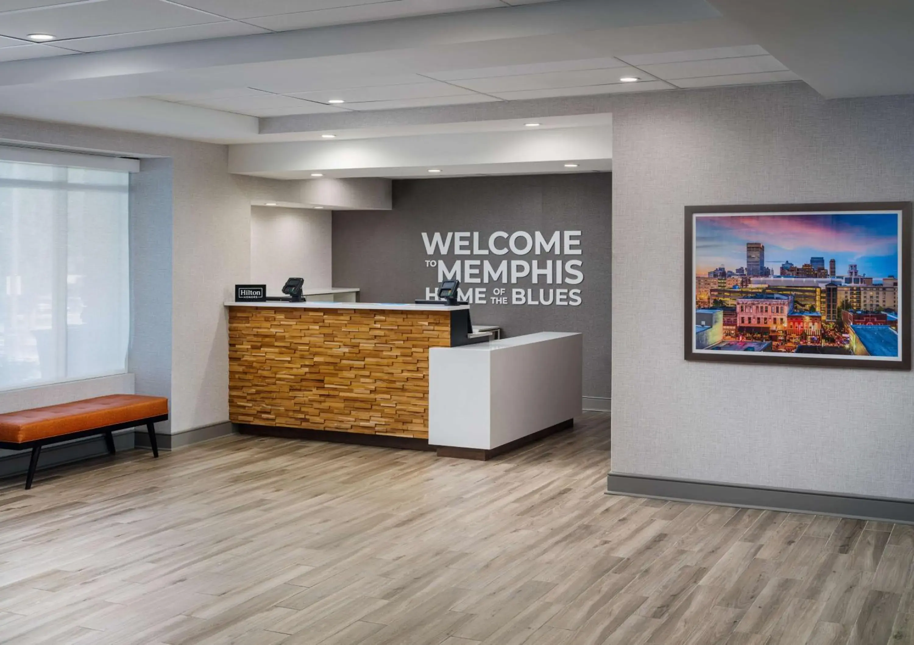 Lobby or reception in Hampton Inn & Suites Memphis East Germantown Area Lobby or reception in Hampton Inn & Suites Memphis East Germantown Area