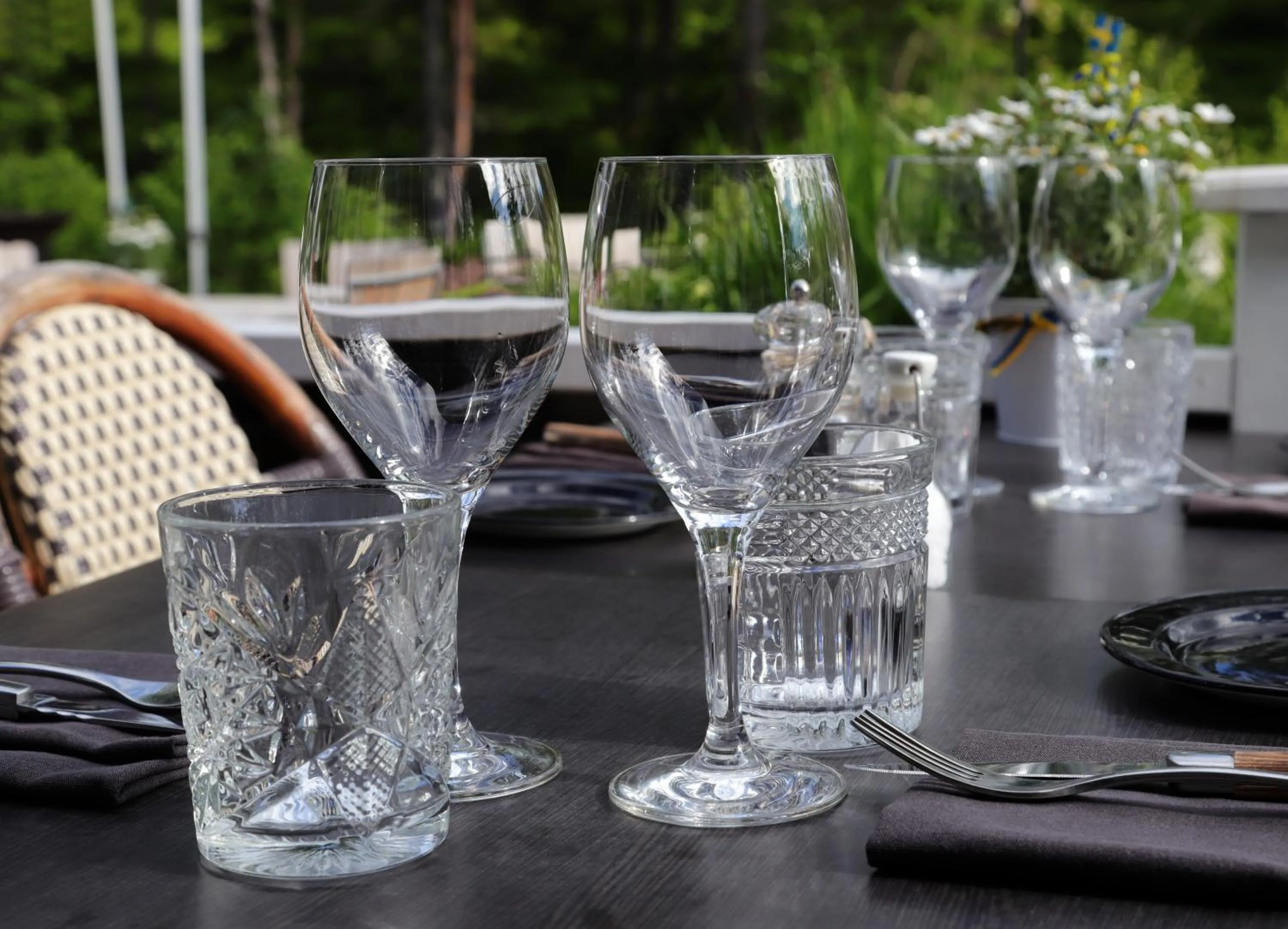 Patio in Olarsgården Hotell