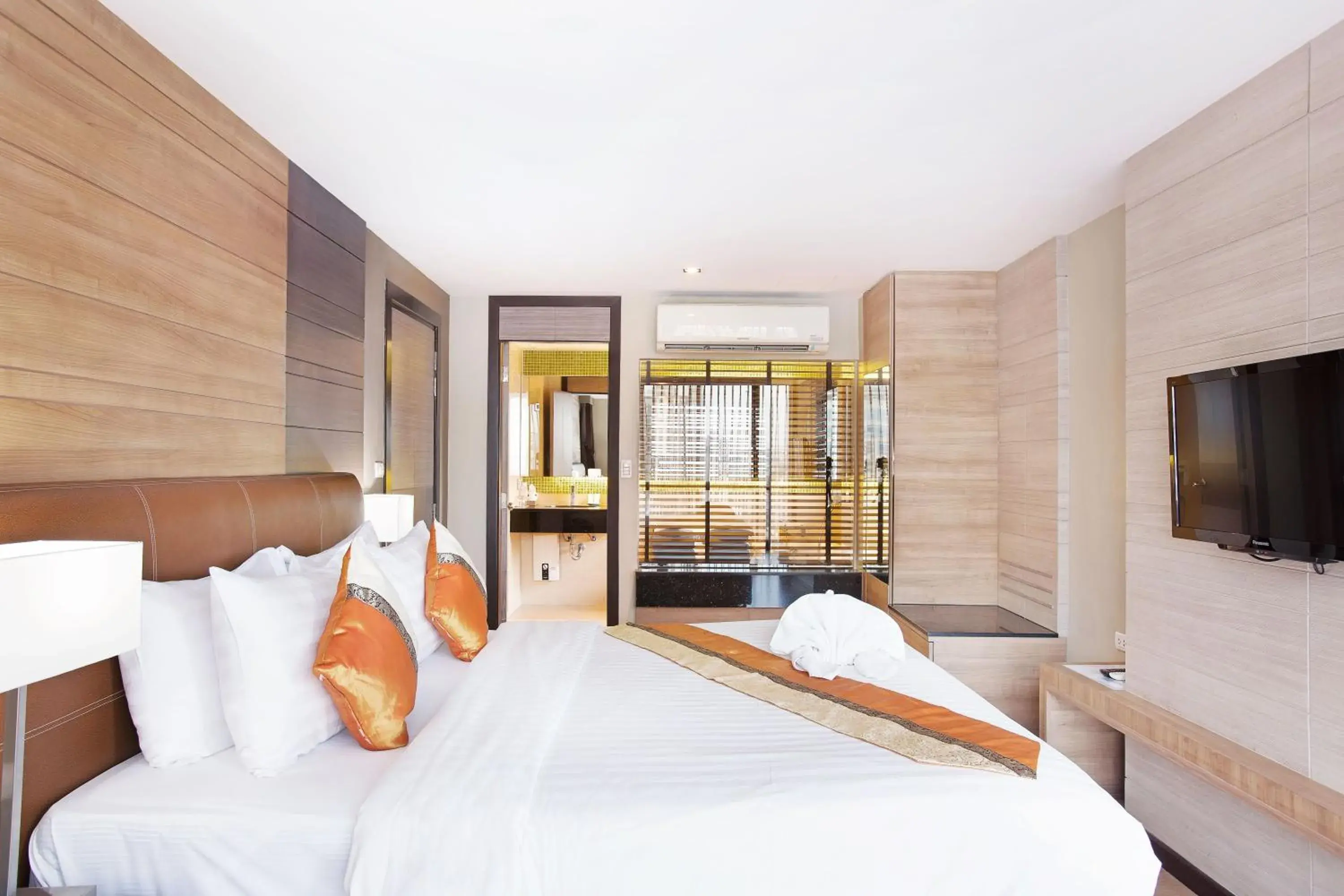 City view, Bed in Mida Hotel Ngamwongwan - SHA Plus City view, Bed in Mida Hotel Ngamwongwan - SHA Plus