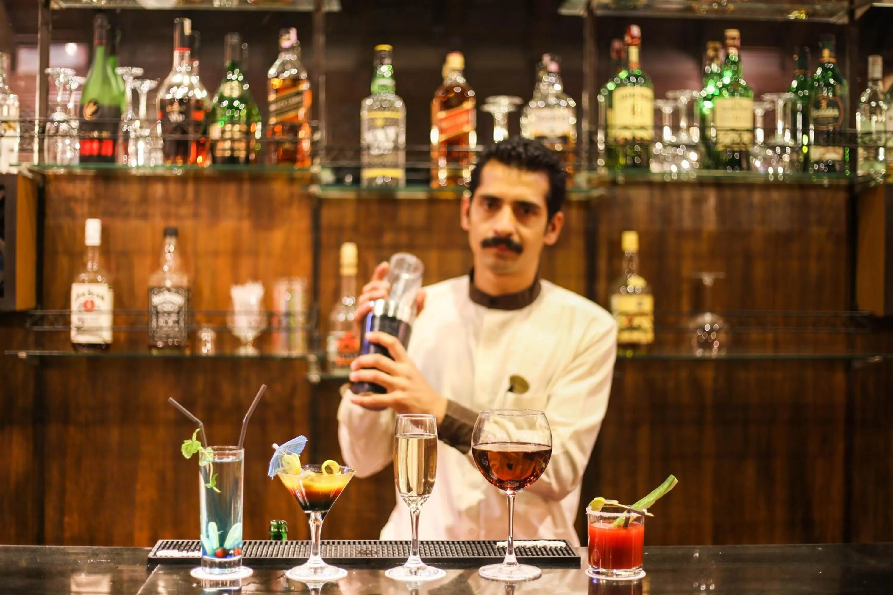 Lounge or bar in Grand Hotel Kathmandu