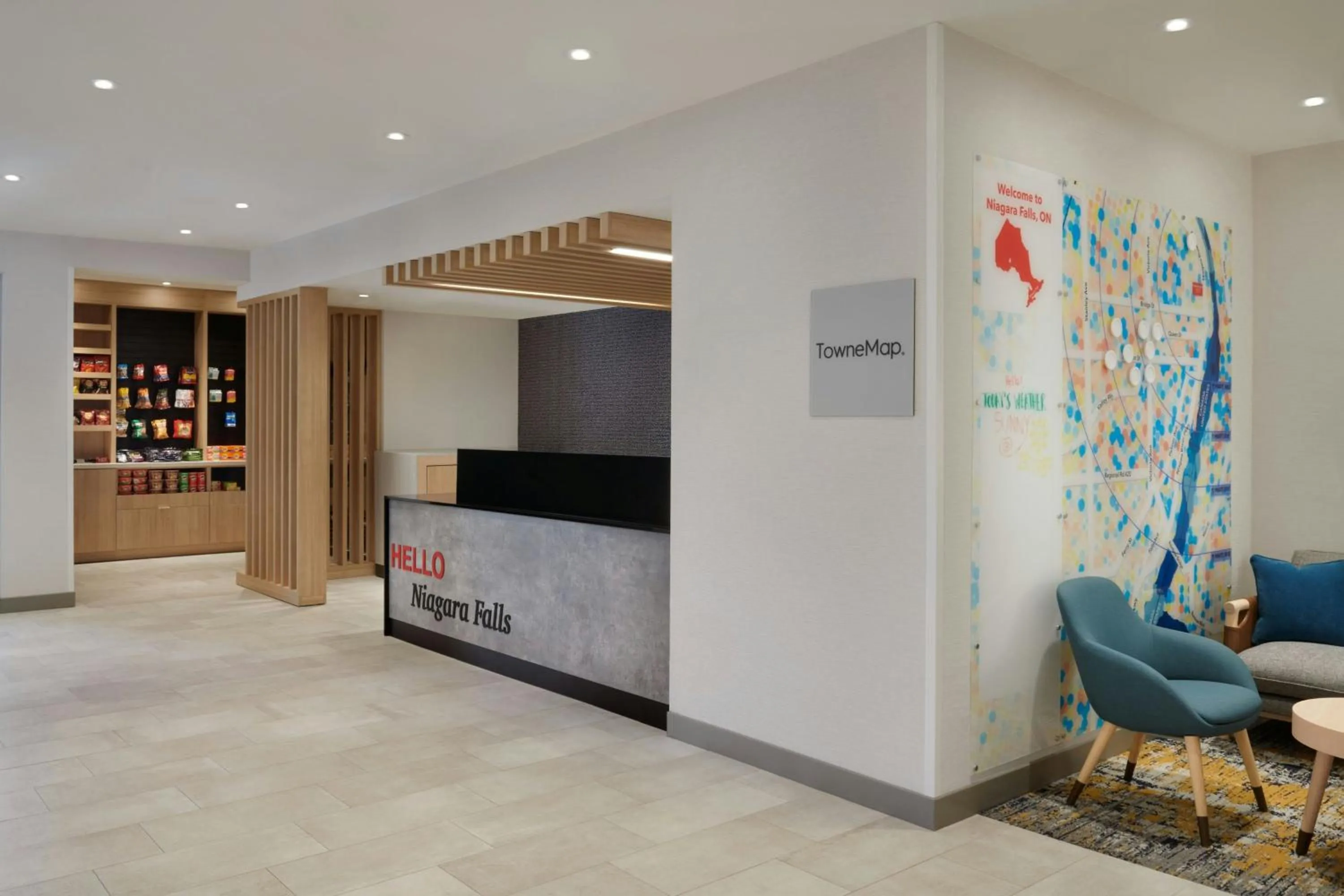 Lobby or reception in TownePlace Suites by Marriott Niagara Falls Canada