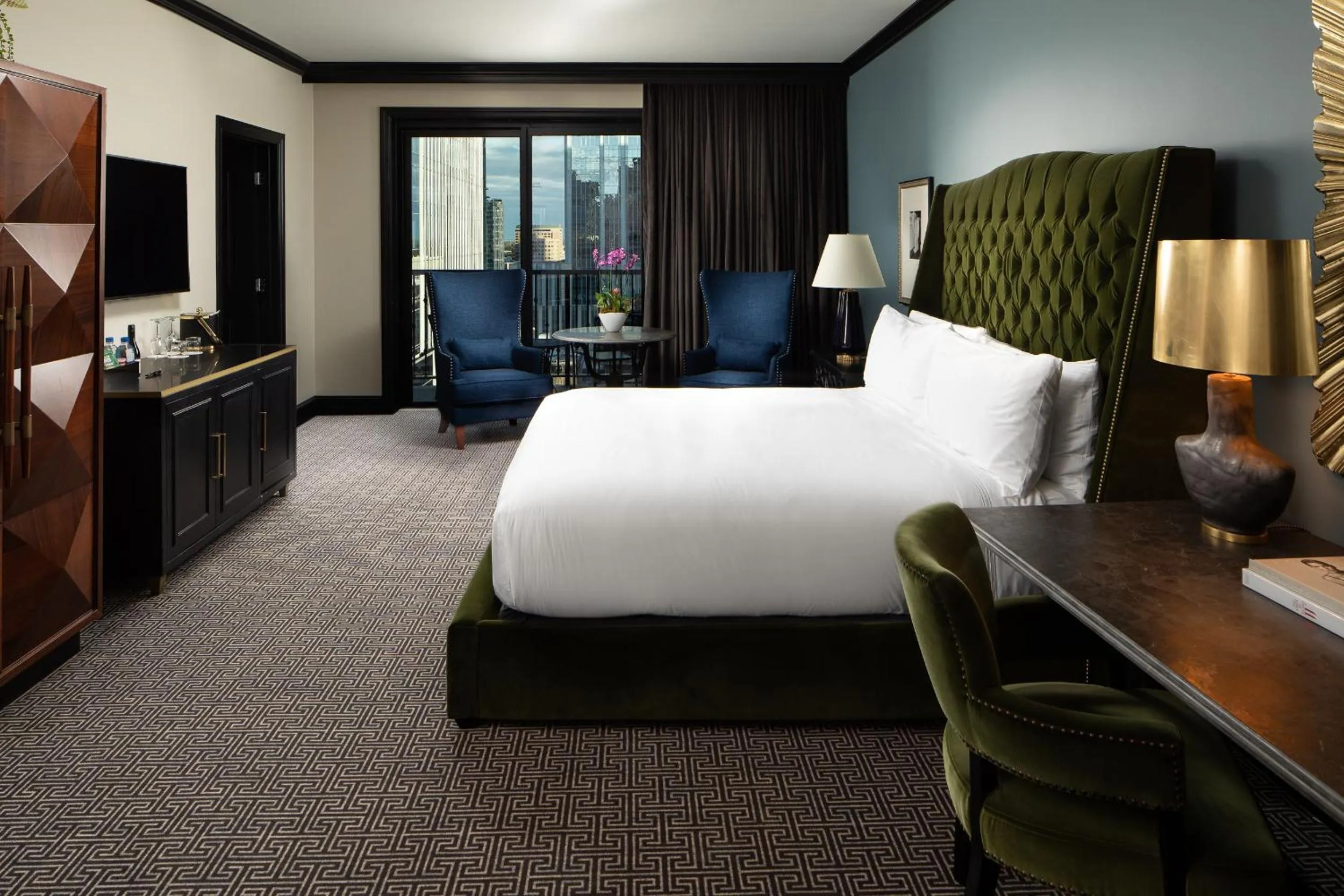 Bed in Hotel ZaZa Austin