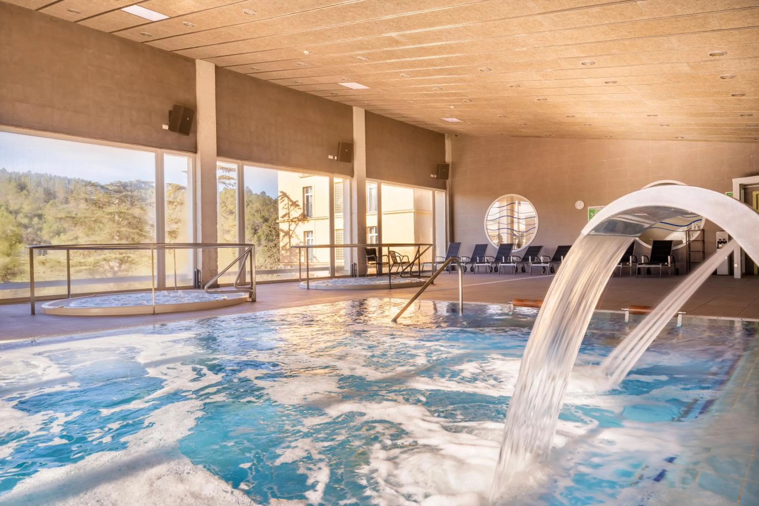 Pool view in Iberik Rocallaura Balneari