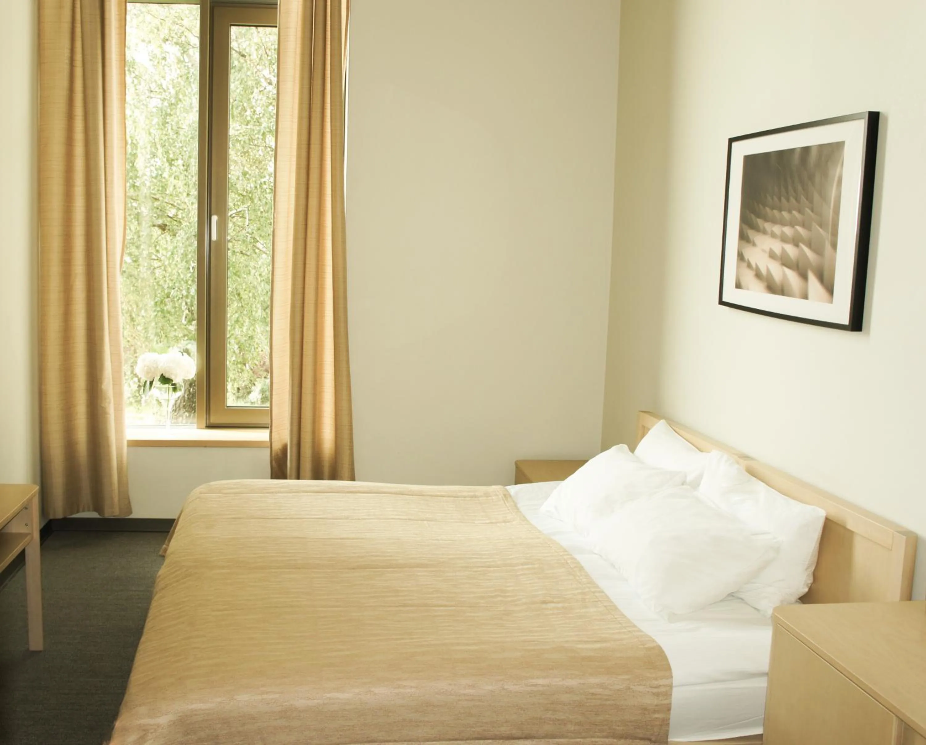 Bed in Zaliasis slenis - Self check-in hotel - Free parking