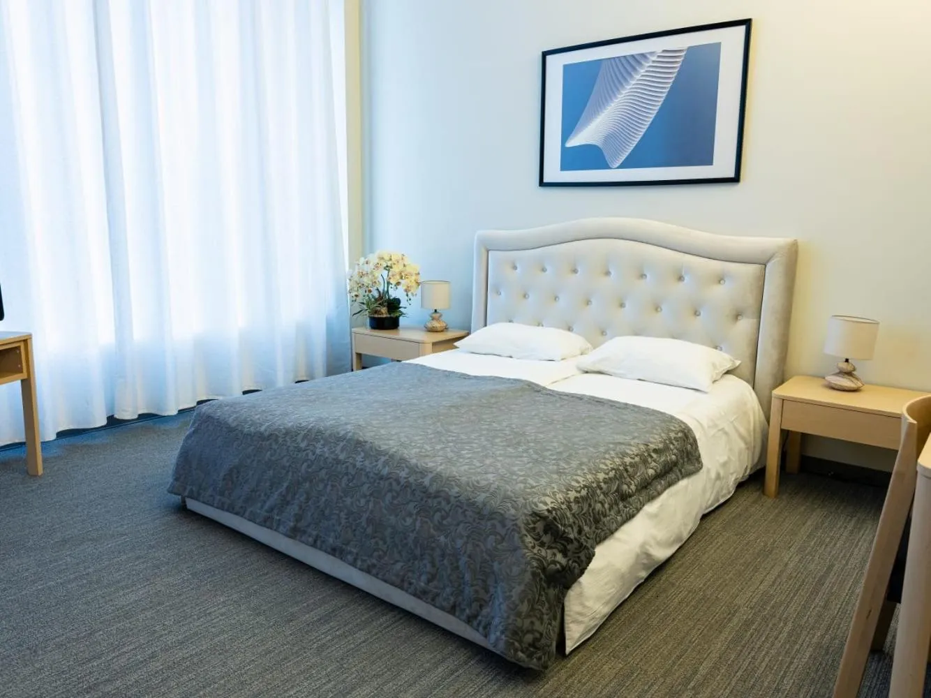 Photo of the whole room, Bed in Zaliasis slenis - Self check-in hotel - Free parking