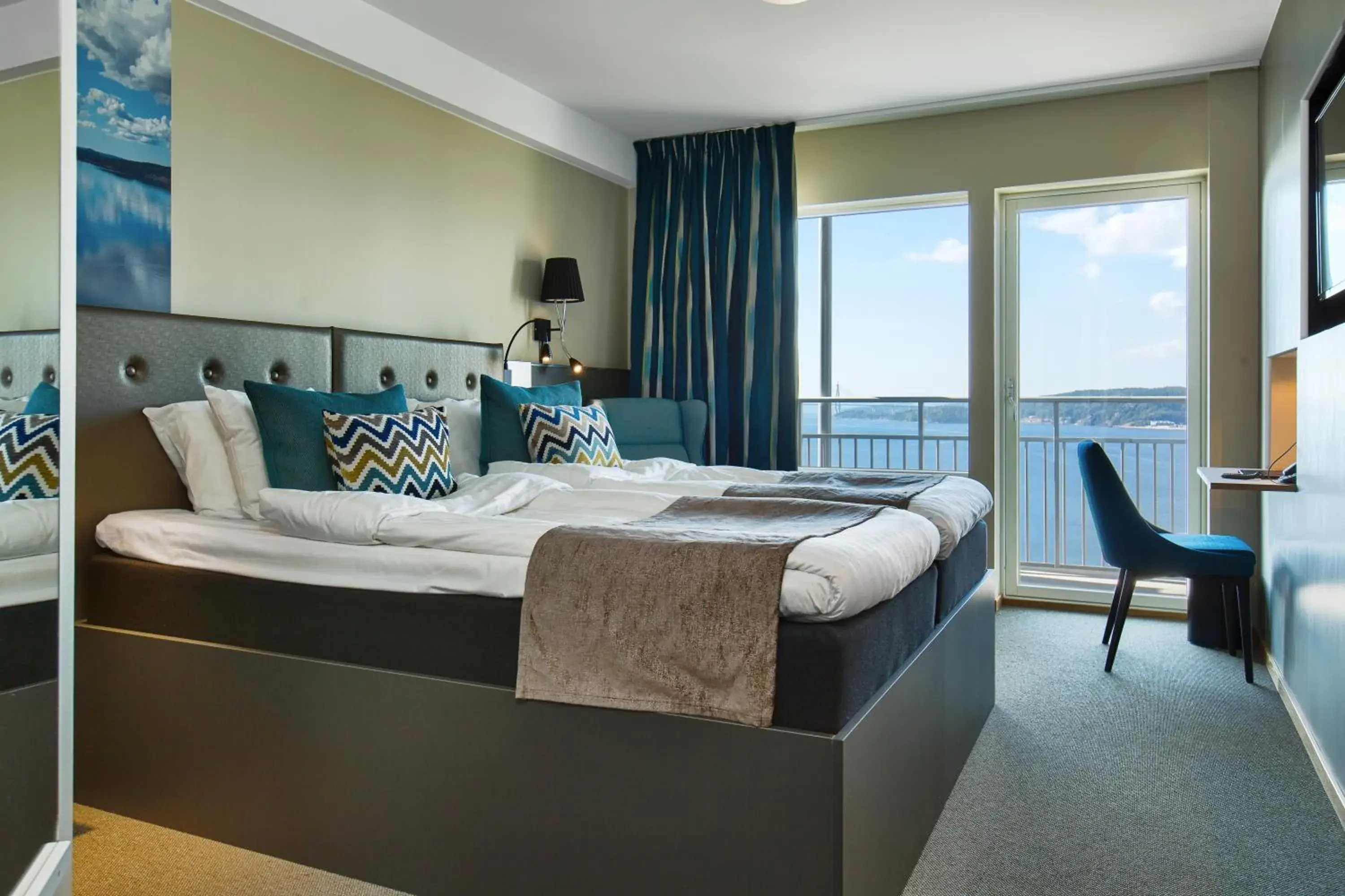 Double or Twin Room with Balcony in Bohusgården Hotell & Konferens Double or Twin Room with Balcony in Bohusgården Hotell & Konferens