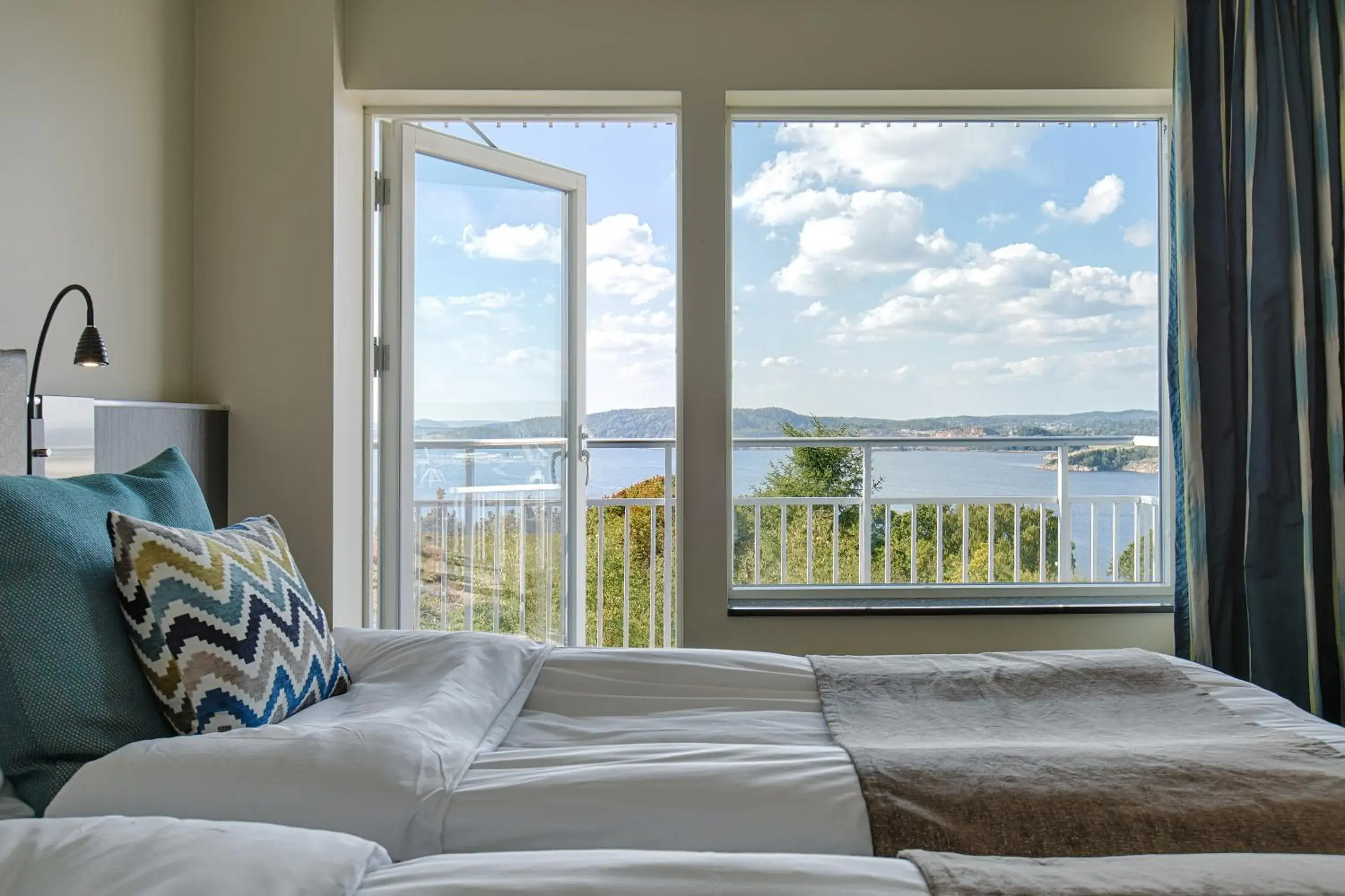 Decorative detail, Bed in Bohusgården Hotell & Konferens Decorative detail, Bed in Bohusgården Hotell & Konferens