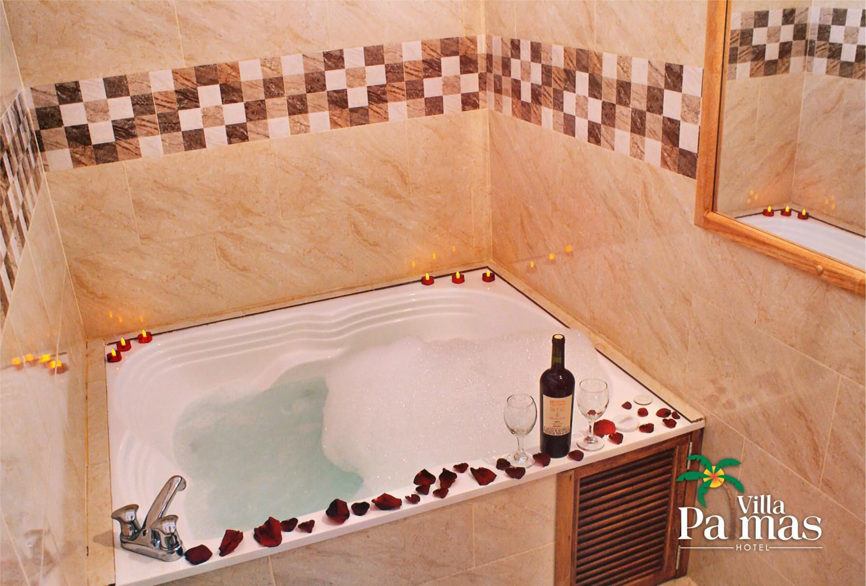 Bath in Hotel Villa Palmas