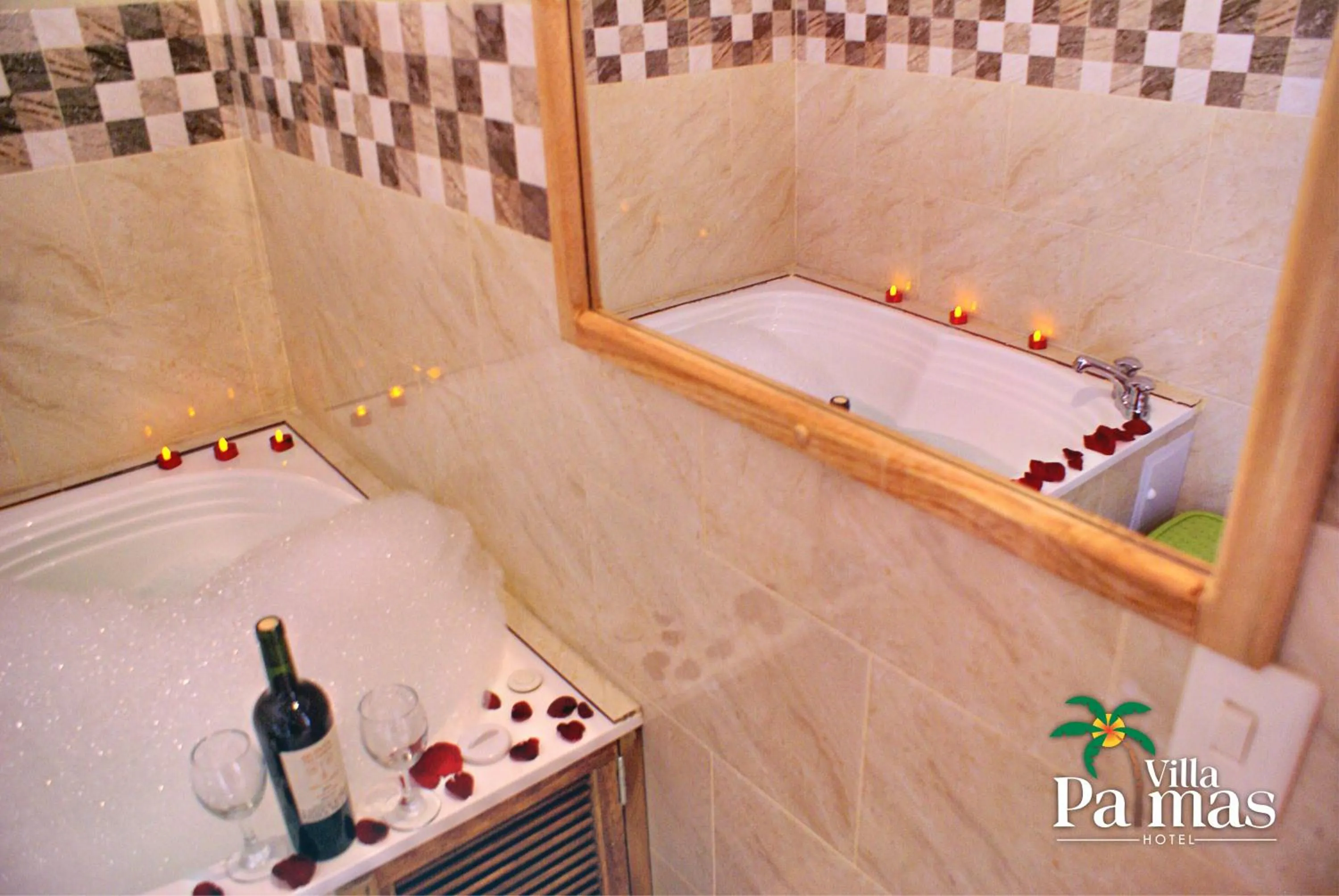 Bath in Hotel Villa Palmas