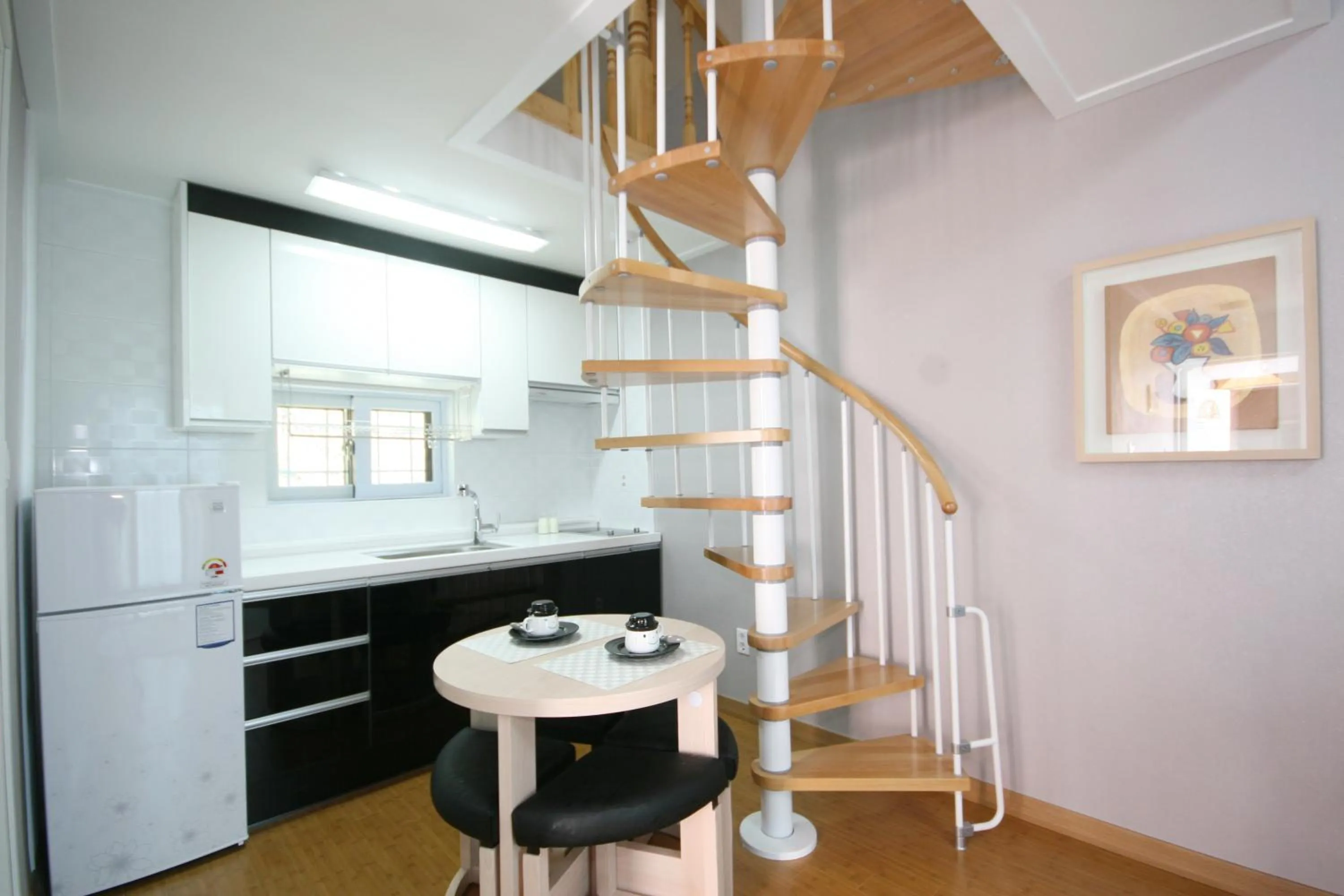 Kitchen or kitchenette in Forest of Color Pension