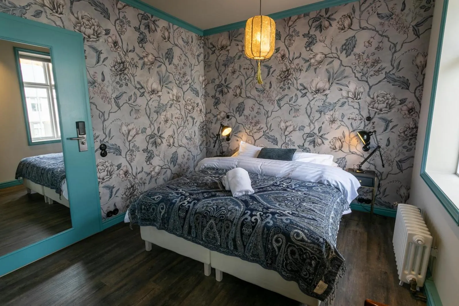 Bed in Hotel Siglunes