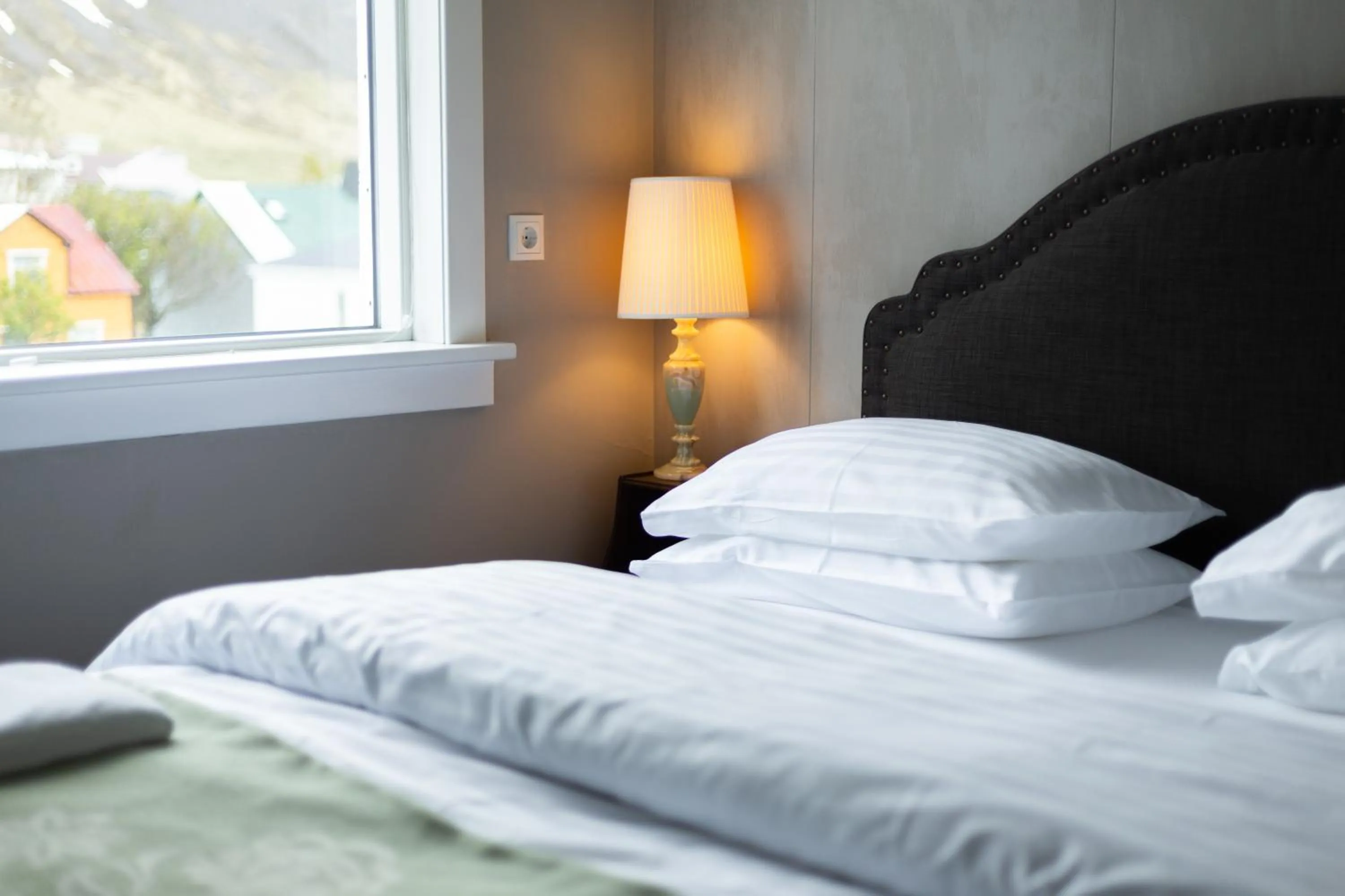 Bed in Hotel Siglunes